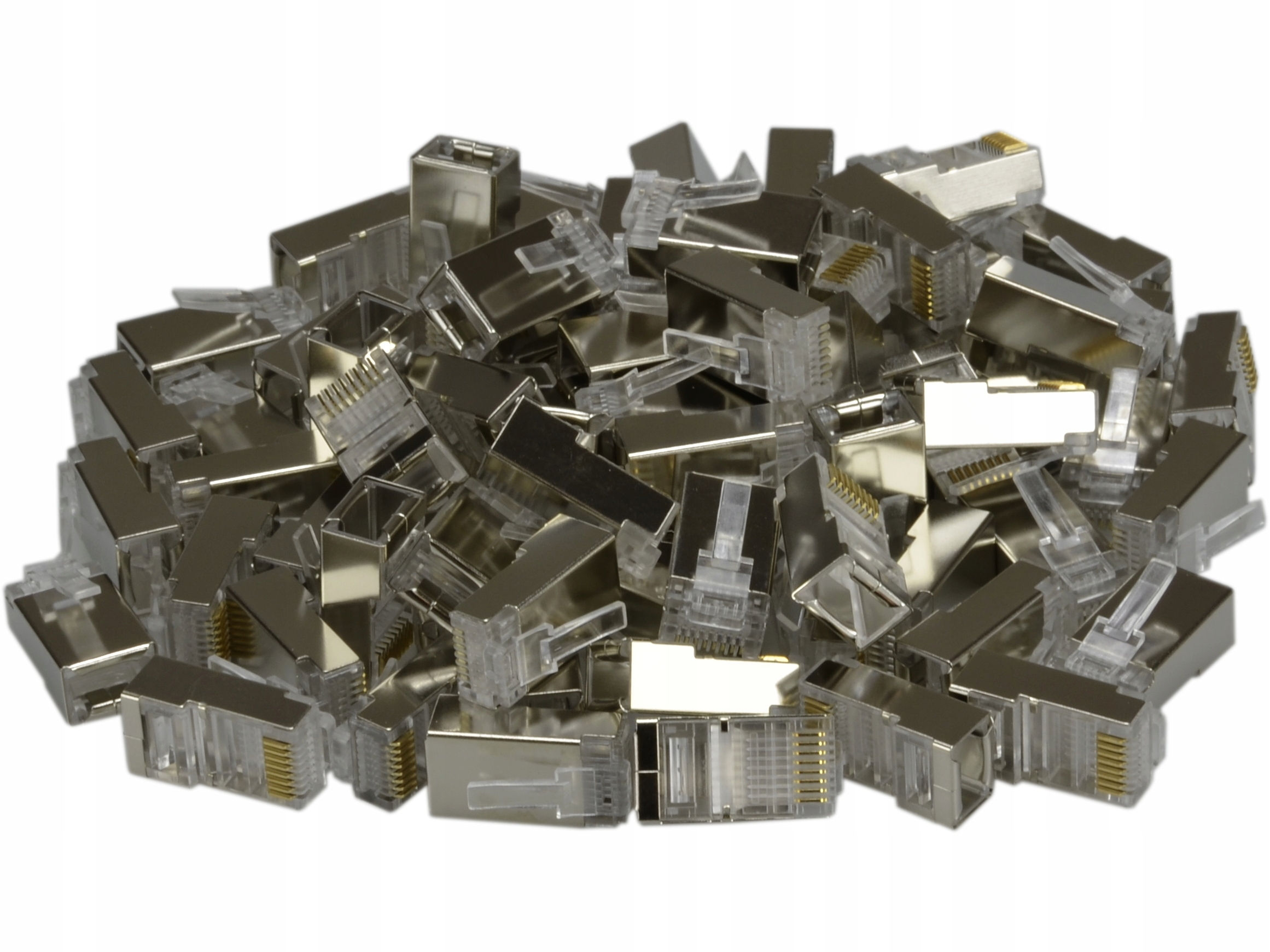 Wtyk modularny RJ45 8P8C kat.6 ekranowany FTP linka NEKU – Idealne rozwiązanie do instalacji sieciowych