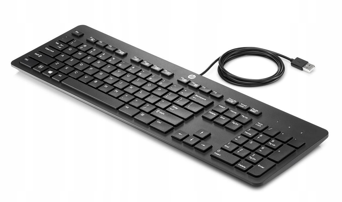 Klawiatura HP USB Business Slim (803181-031) – Idealne rozwiązanie do biura