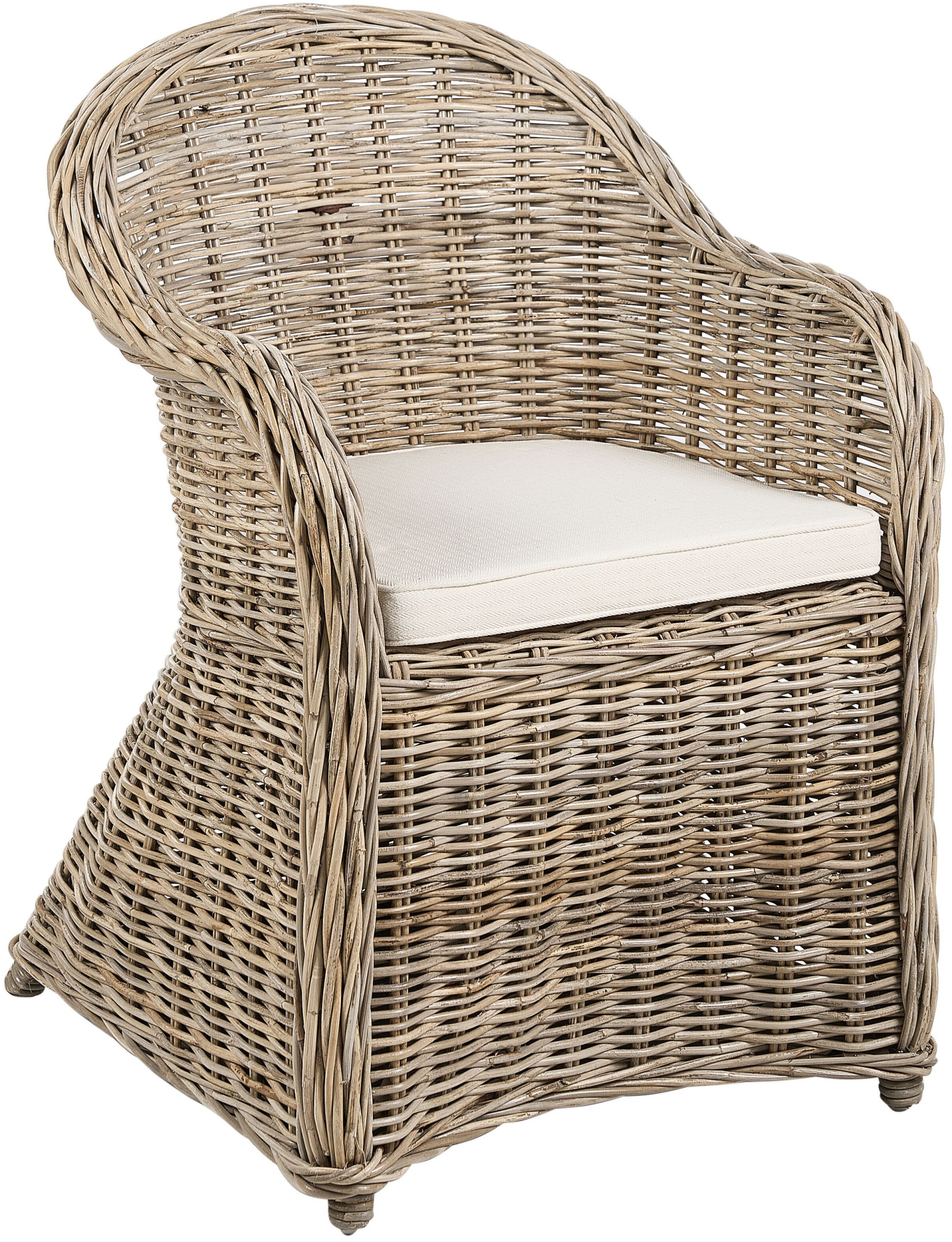 Fotel ogrodowy SUSUA II Rattan Naturalny Lumarko – Elegancja i komfort w Twoim ogrodzie