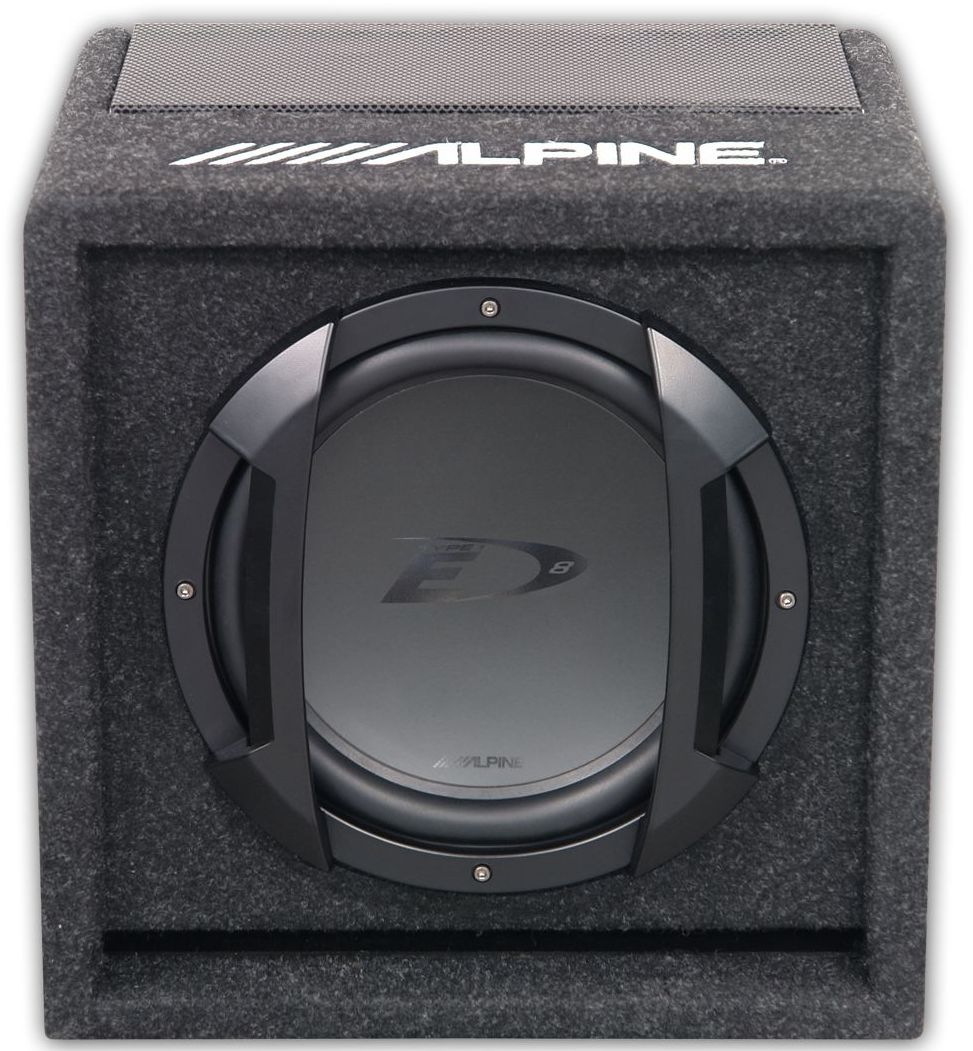 Subwoofer aktywny Alpine SWE-815 – Mocne basy w kompaktowej formie