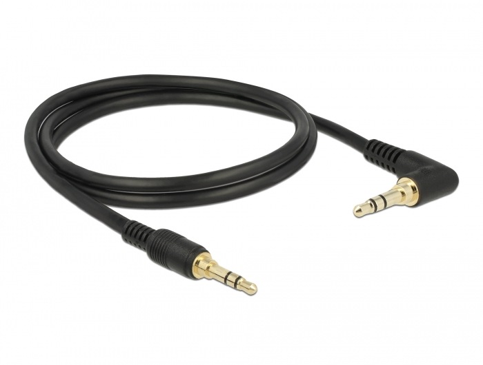Kabel Jack 3.5mm - Delock 1m czarny – Idealne połączenie audio