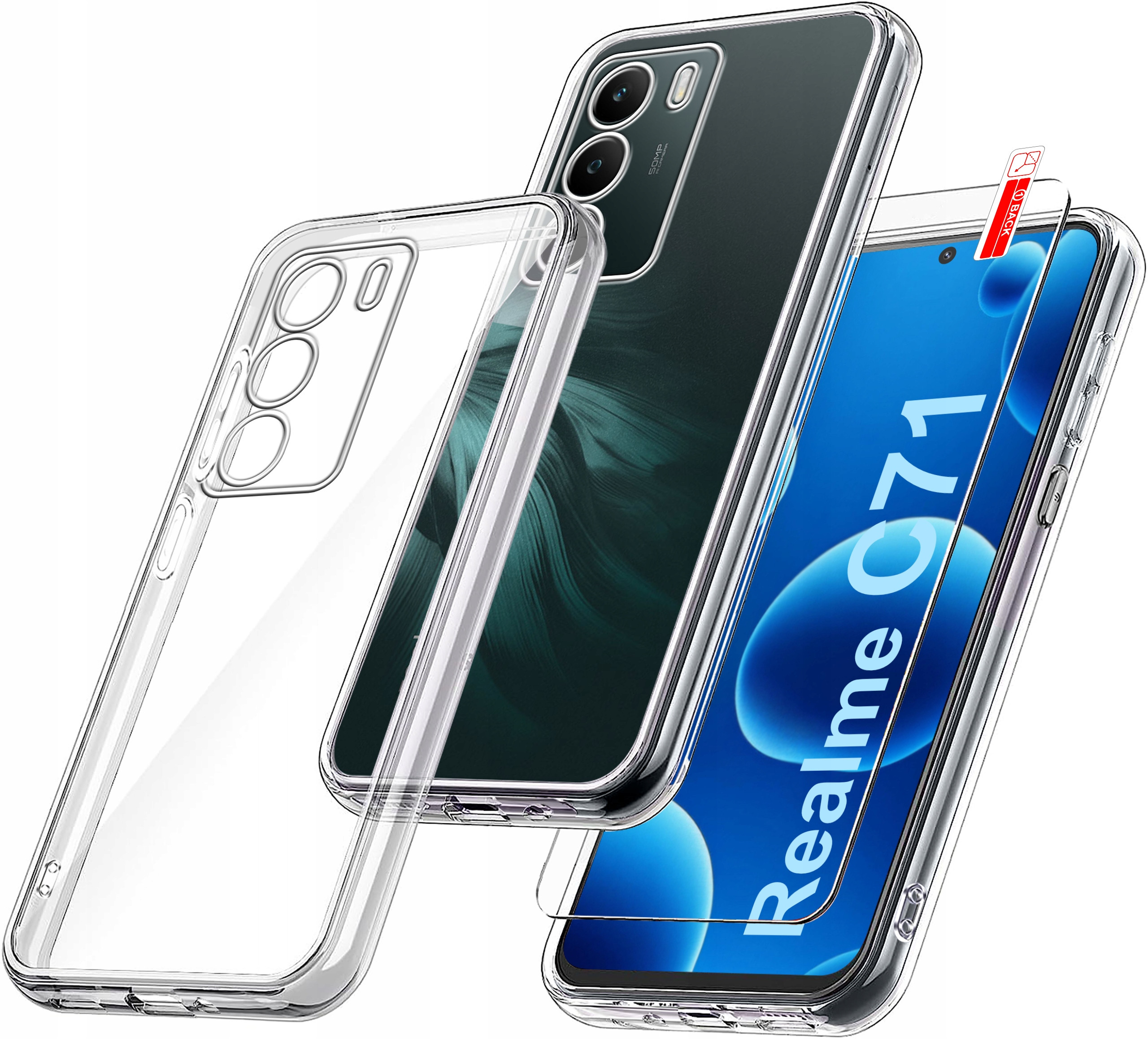 Etui do Realme C71 WZMACNIANE CLEAR CASE 2MM – Ochrona i styl w jednym