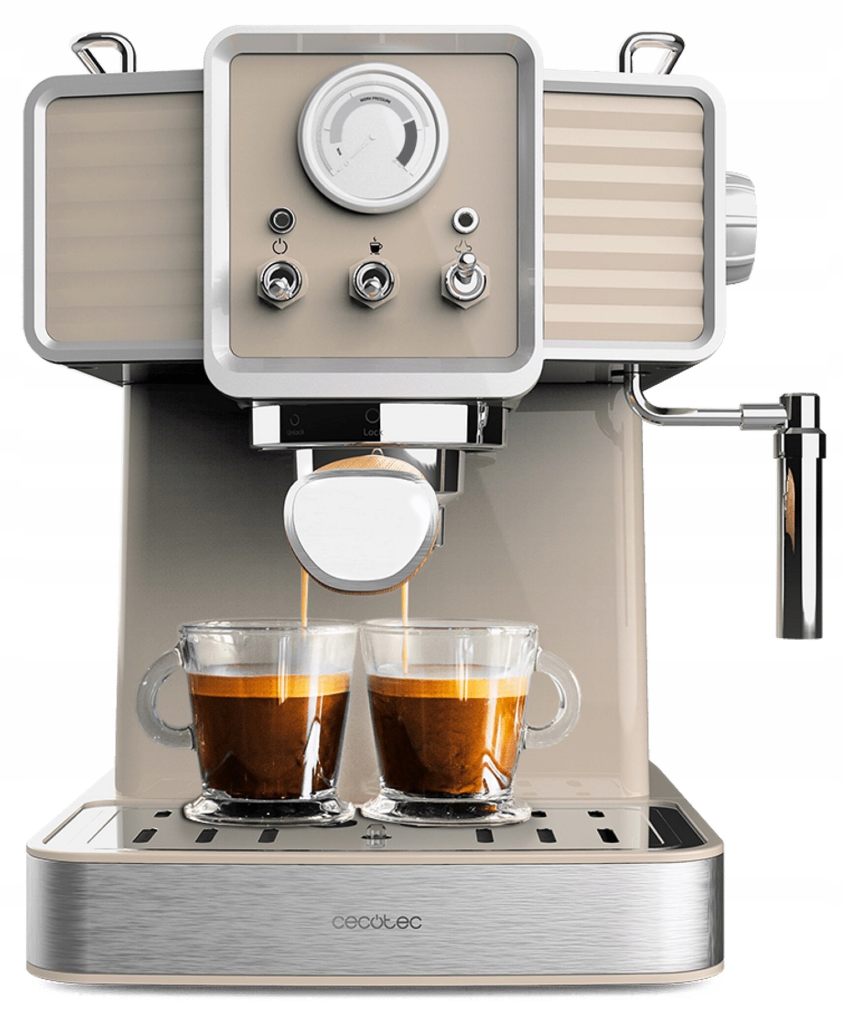 Wydajne ciśnienie 20 barów dla intensywnego smaku