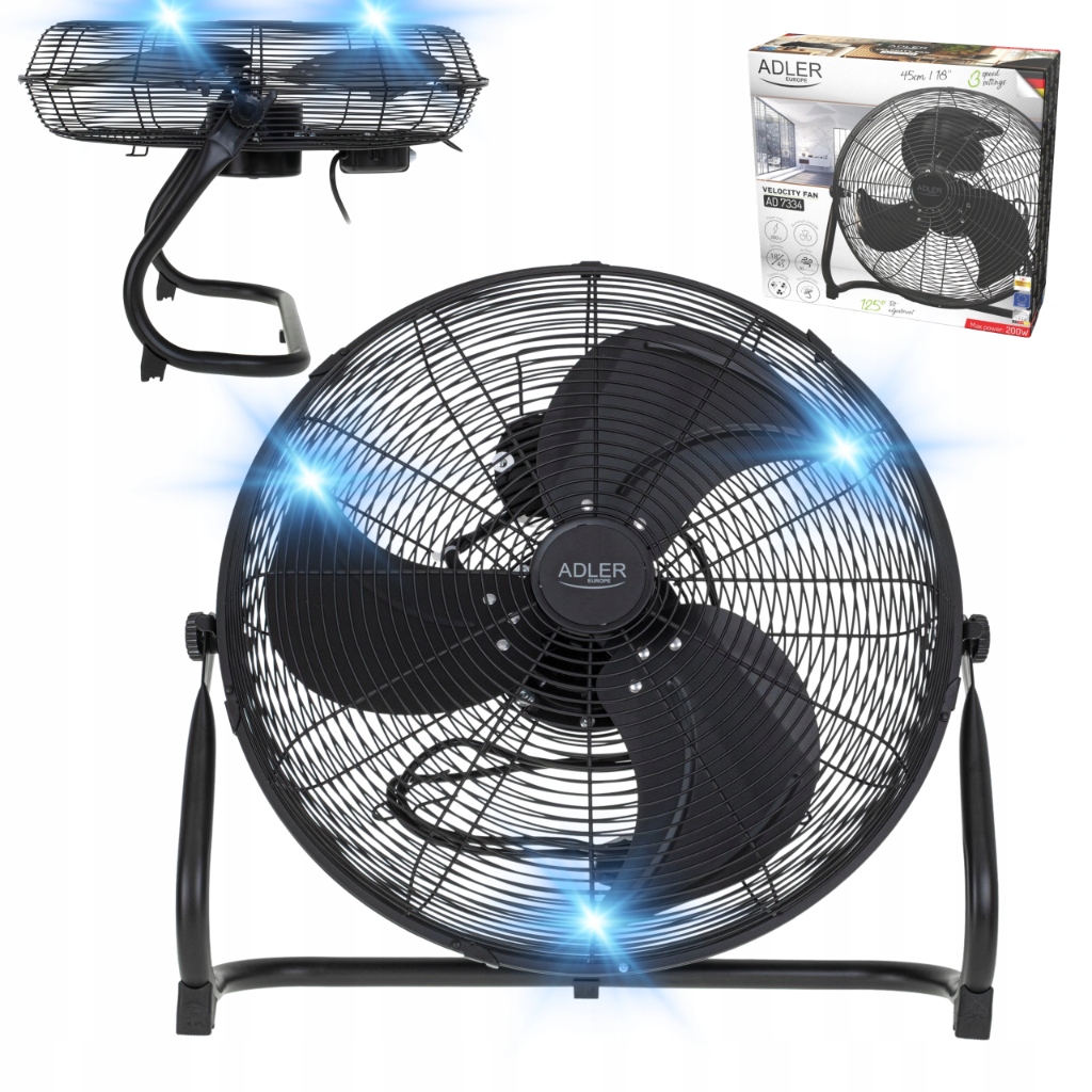 Cyrkulator podłogowy 45 cm – Wydajne chłodzenie w Twoim domu