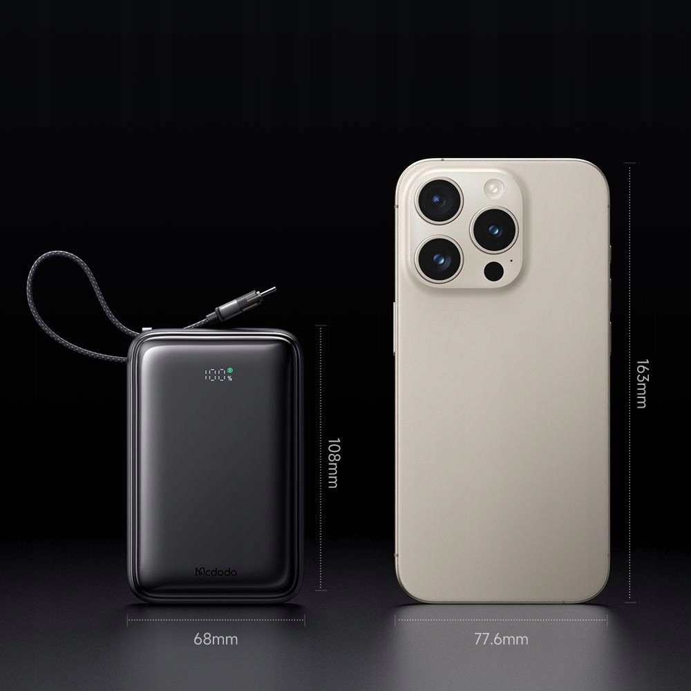 Wbudowany kabel USB-C – wygoda i oszczędność miejsca