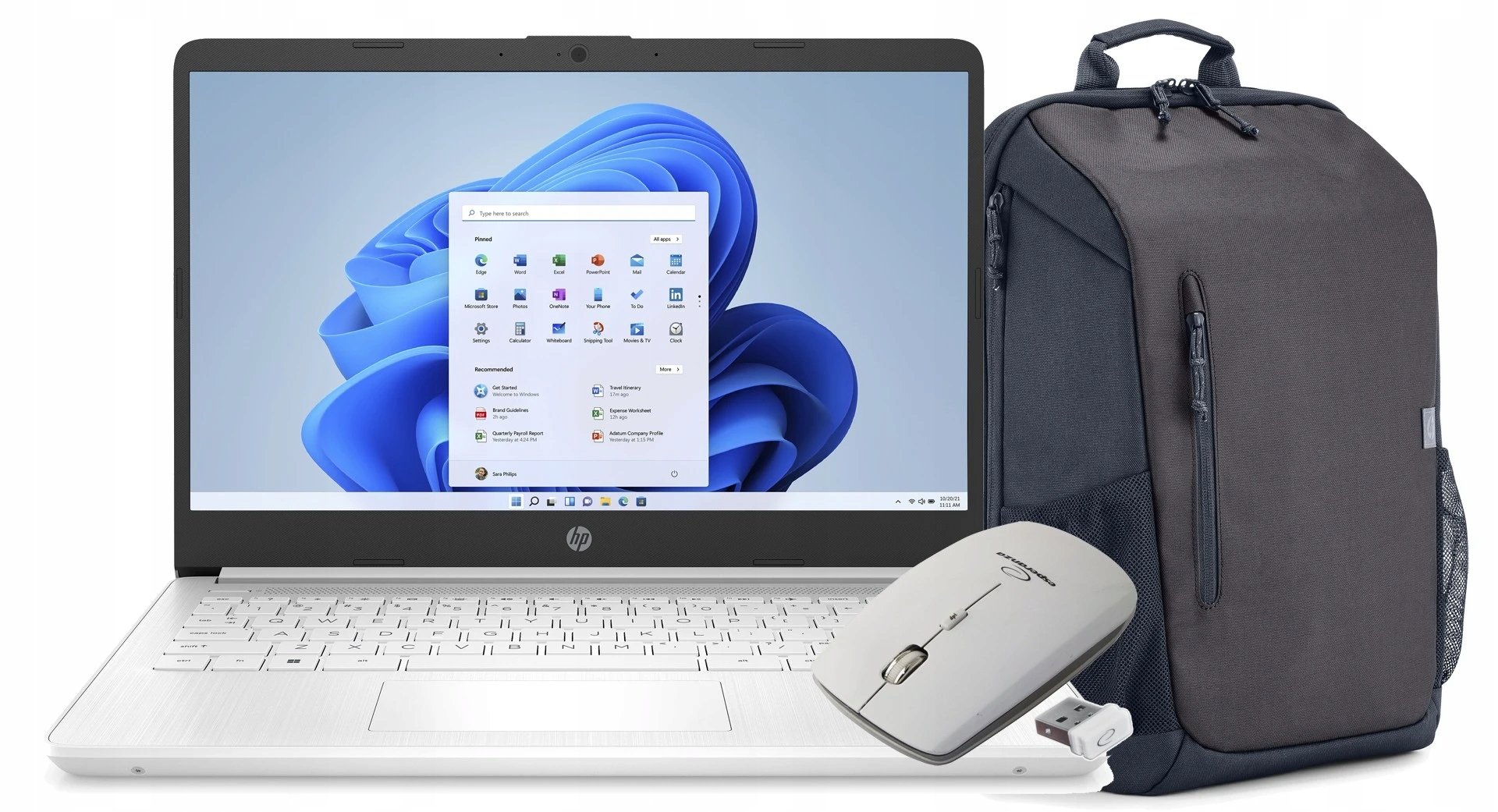 Zestaw Laptop HP 14-DQ z Plecakiem i Myszą – Idealny do nauki i pracy