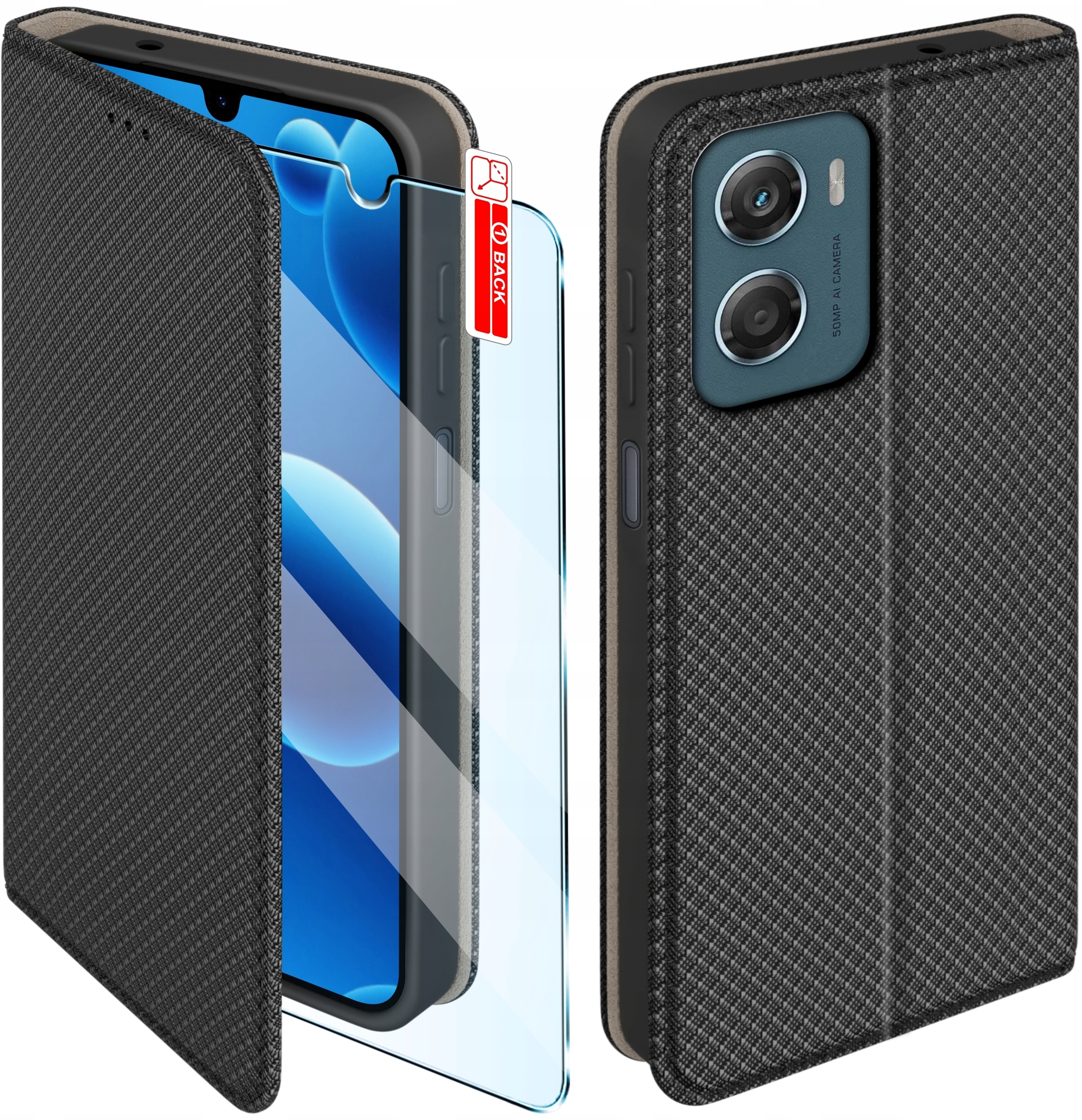 Etui MAGNET do Motorola G06 | G06 Power – Elegancka ochrona w czerni