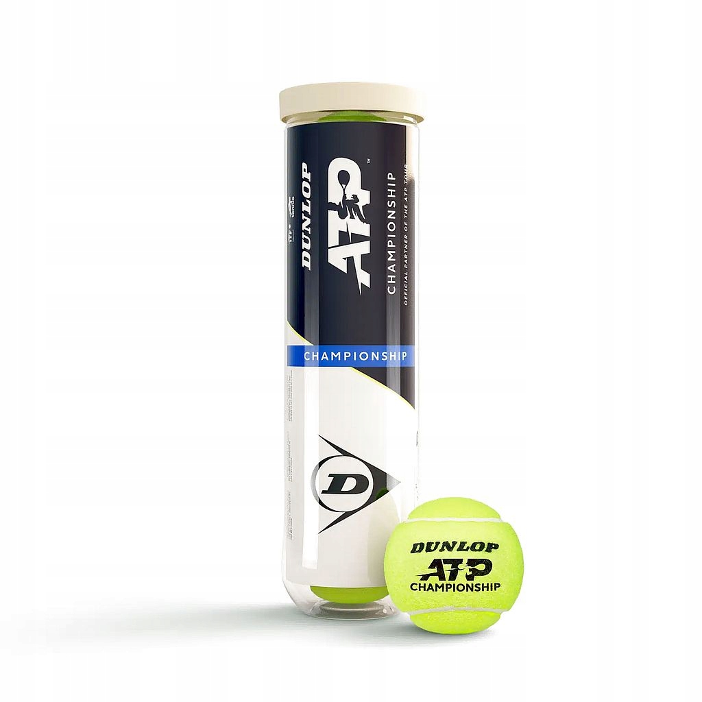 Piłka tenisowa Dunlop ATP Championship 2x4 szt – Idealna do gry na każdym korcie