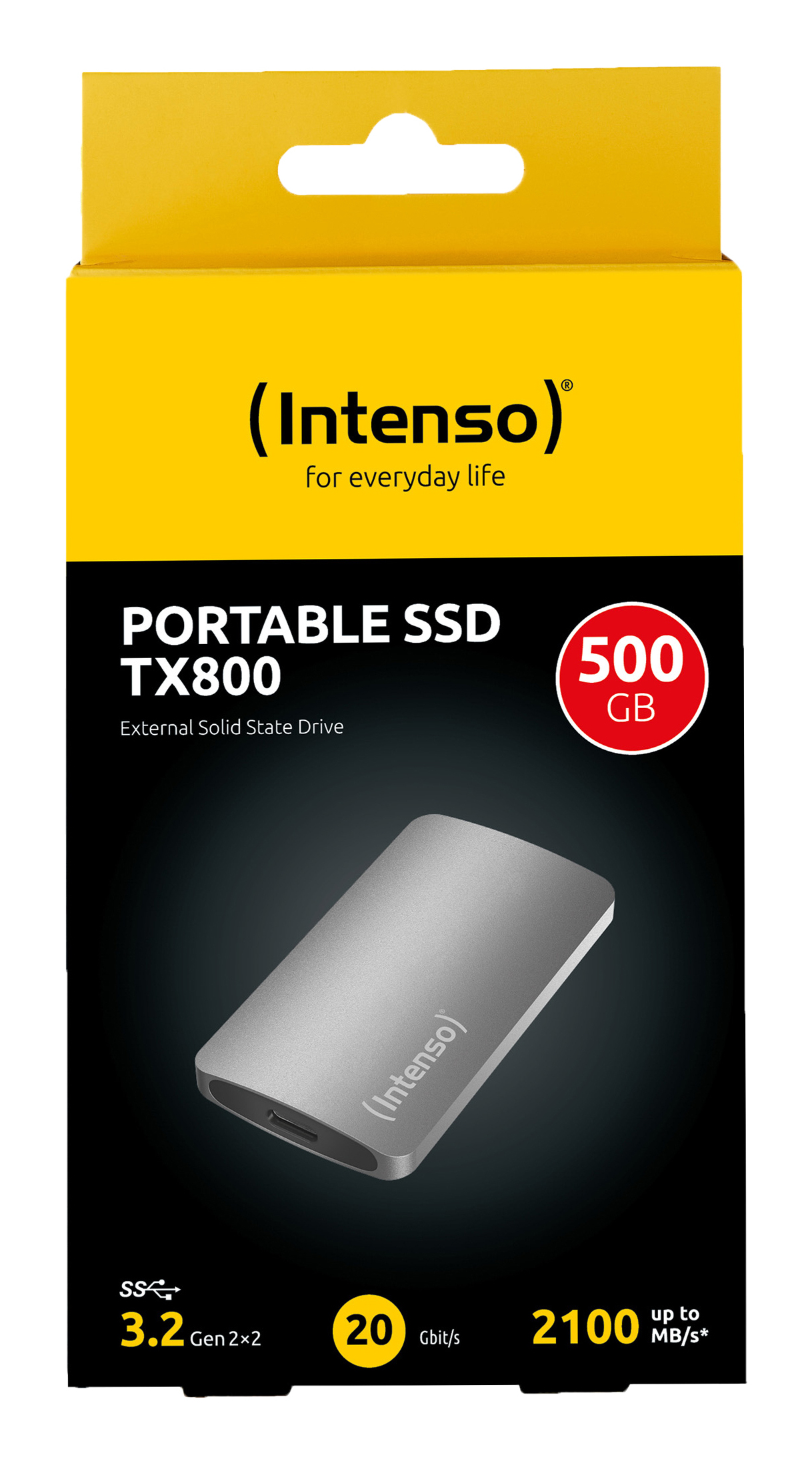 Wszechstronność pojemności – wybierz 500GB, 1TB lub 2TB