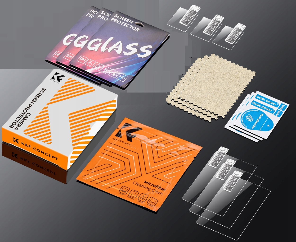 6x Zestaw Osłona Szkło 9H Na Ekran Nikon Z9 Z8 – Pełna ochrona dla Twojego aparatu