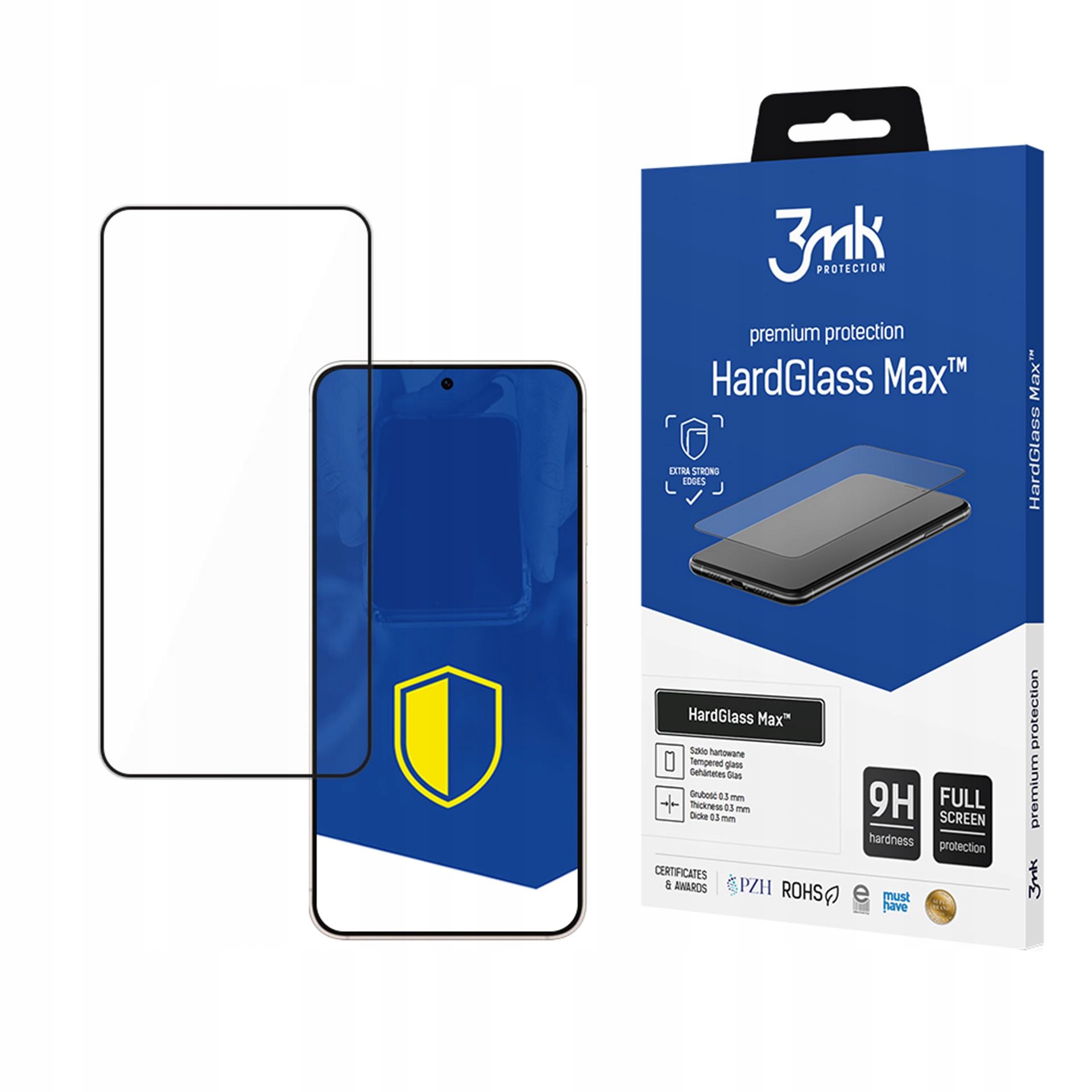 Szkło Hartowane 3MK HardGlass Max do Samsung Galaxy S25 Edge – Ochrona na najwyższym poziomie