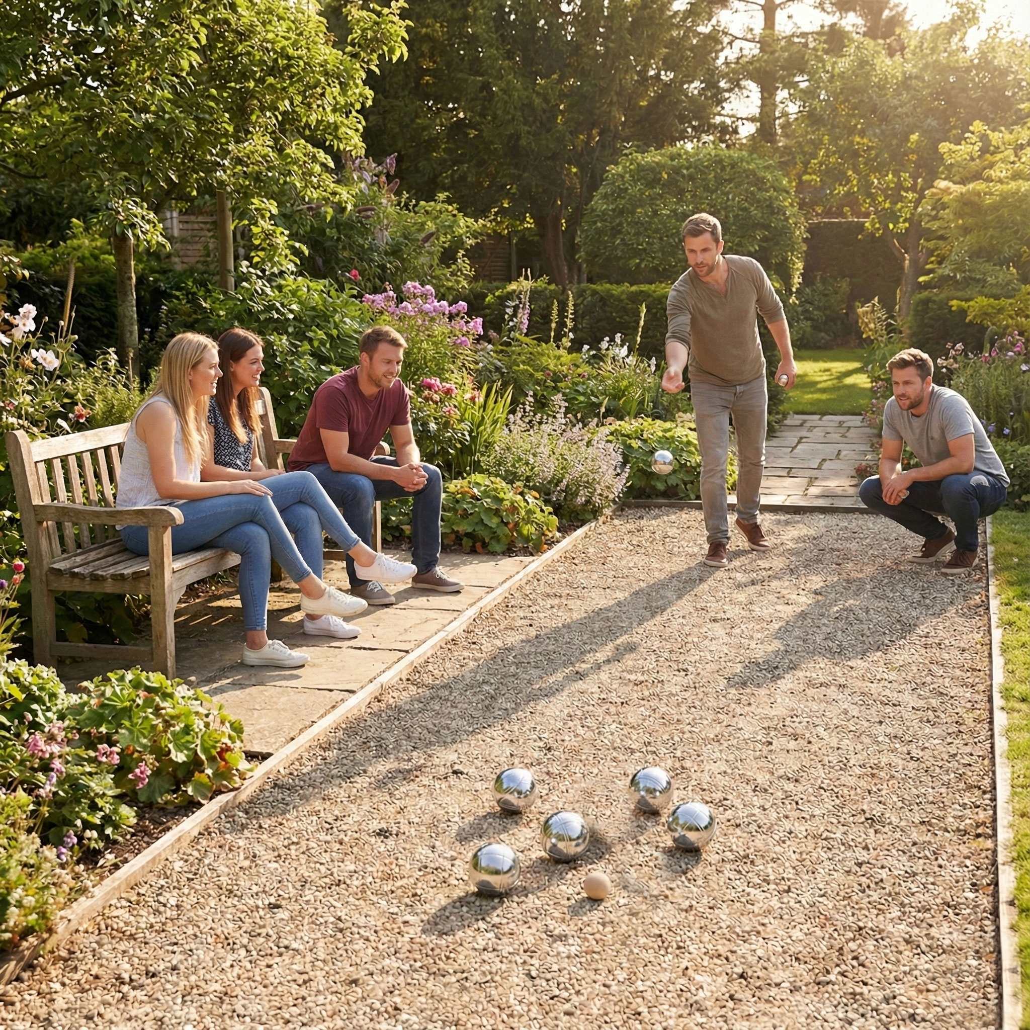 Kompletny zestaw do gry w bule – zabawa w ogrodzie i na świeżym powietrzu