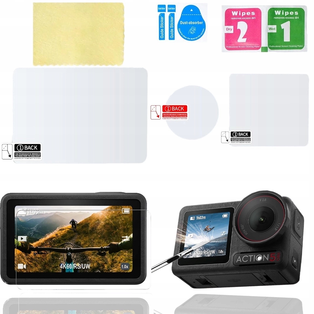 Pełna ochrona ekranu i obiektywu – Zabezpiecz swoją kamerę przed uszkodzeniami