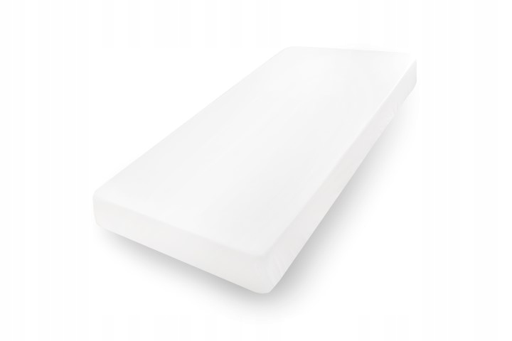 Prześcieradło jersey z gumą 150/160x190/200x20 CLAS – Komfortowy sen w białym kolorze