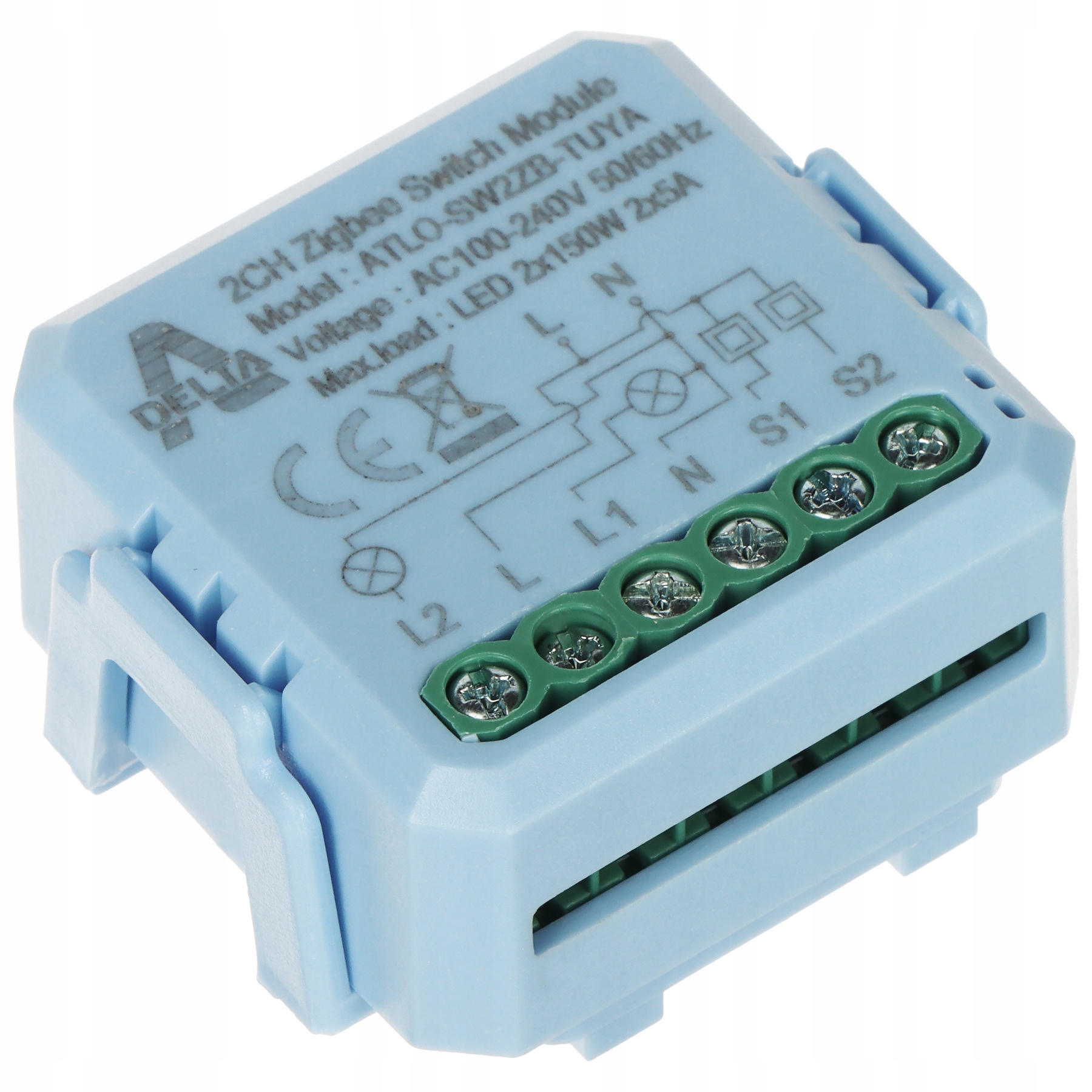 Inteligentny Przełącznik ATLO-SW2ZB-TUYA ZigBee, Tuya Smart – Nowoczesne sterowanie w Twoim domu