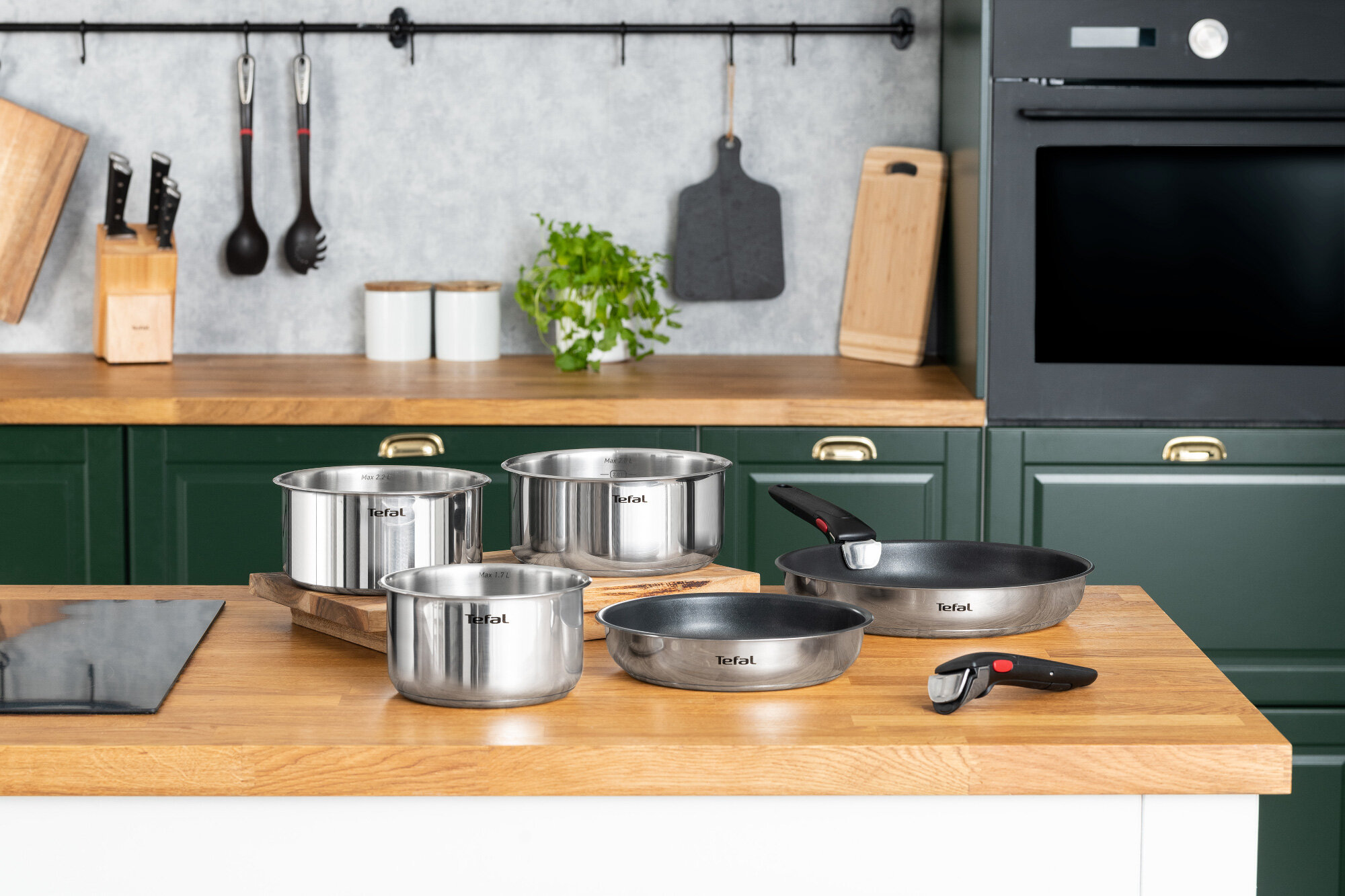 Zestaw garnków Tefal Ingenio Emotion On L897SK04 – Doskonałe rozwiązanie do każdej kuchni