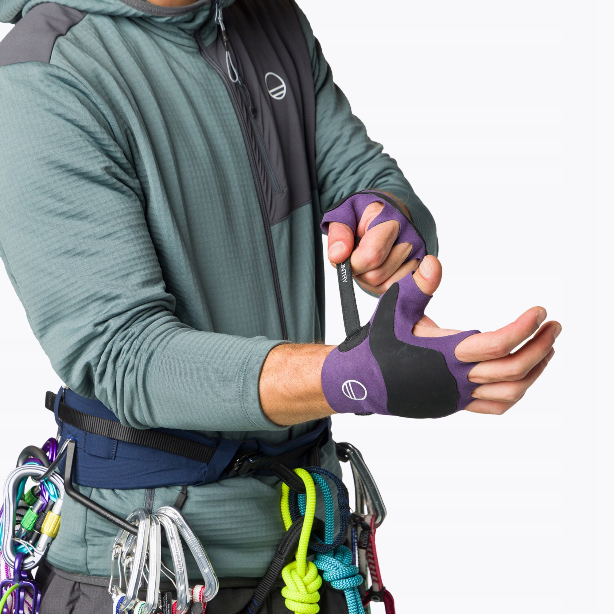 Rękawiczki wspinaczkowe Wild Country Crack parachute purple M – Idealne do wspinaczki