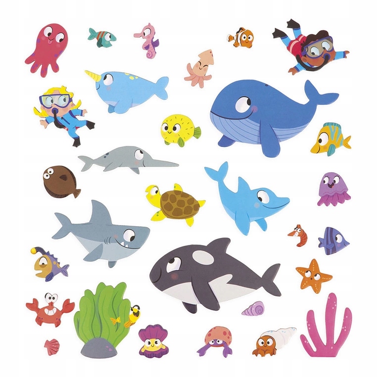 Zestaw 30 magnesów – Odkrywaj podwodny świat