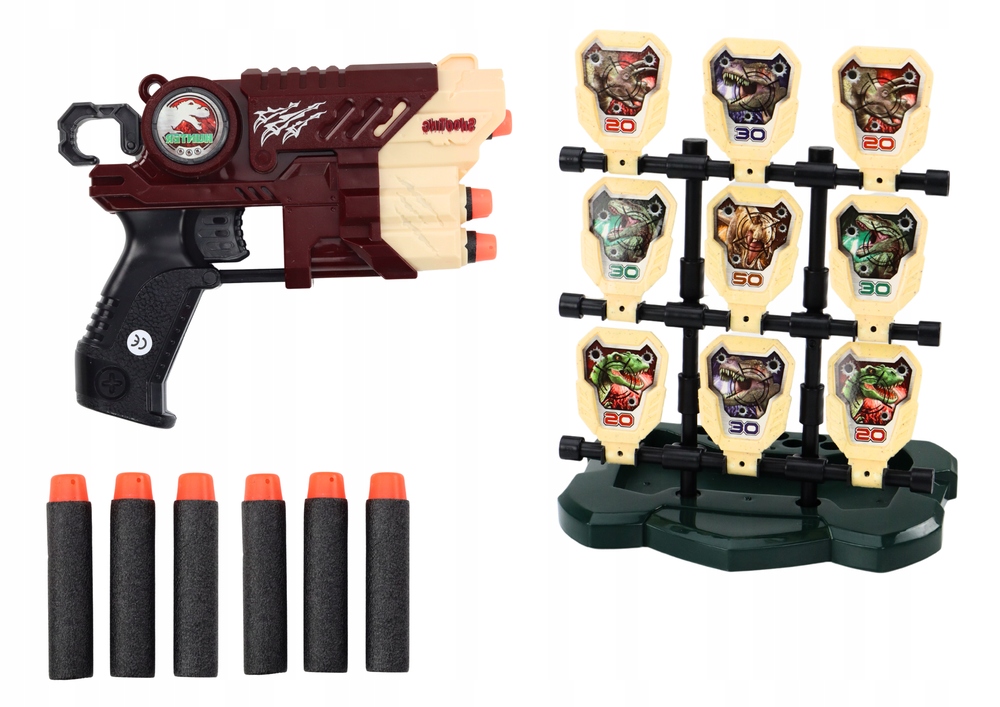 Ergonomiczny pistolet na piankowe strzałki – Idealny dla dzieci