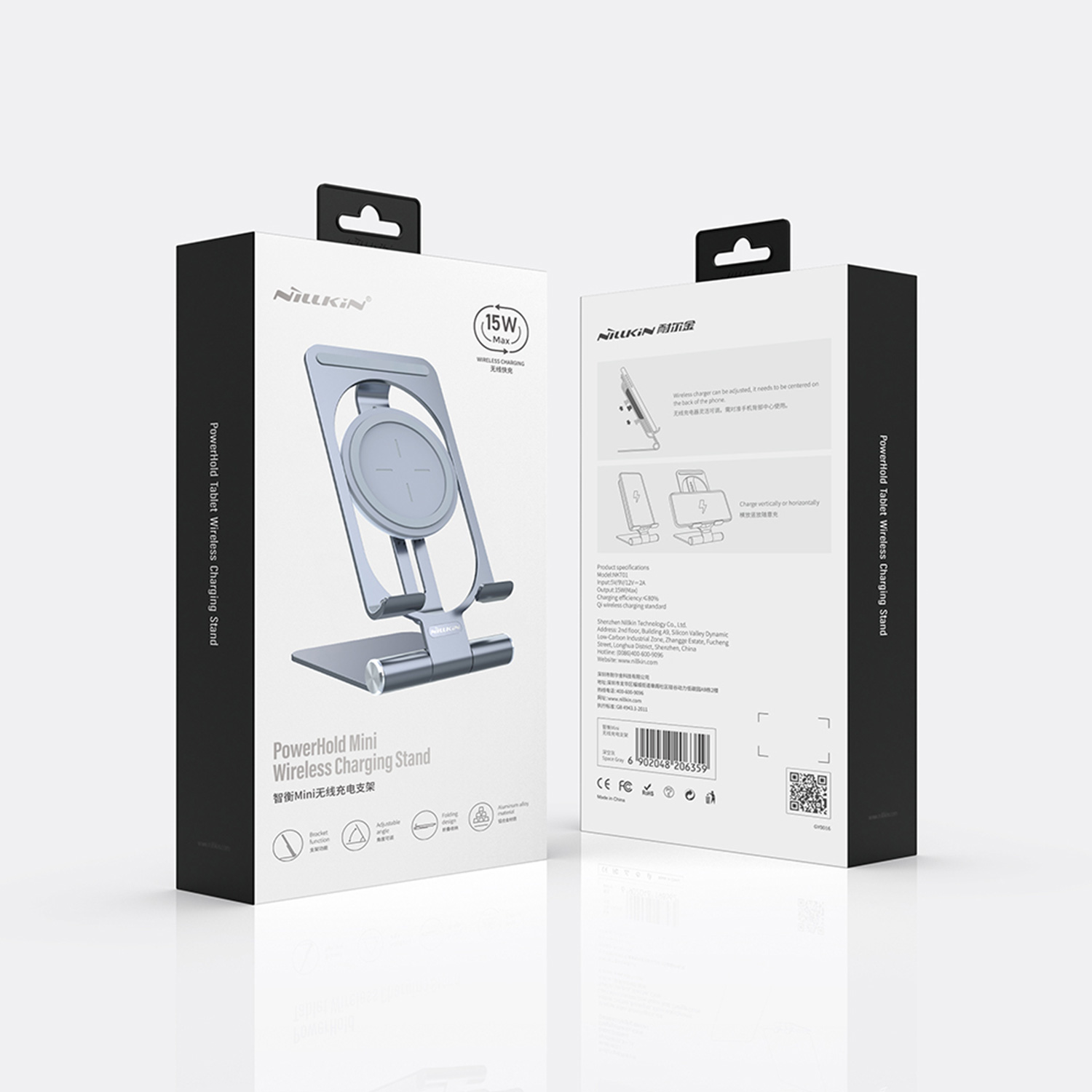 Ładowarka Nillkin PowerHold Mini - Specyfikacja: Uchwyt podstawka Nillkin Powerhold Mini