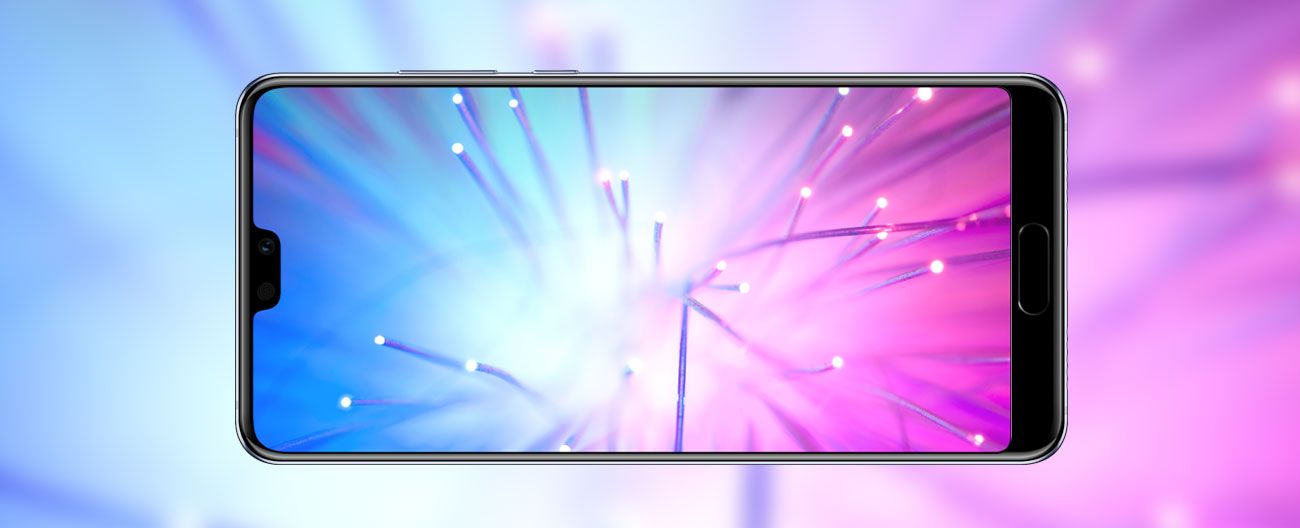niebieski Huawei P20 obudowa ze szkła i metalu