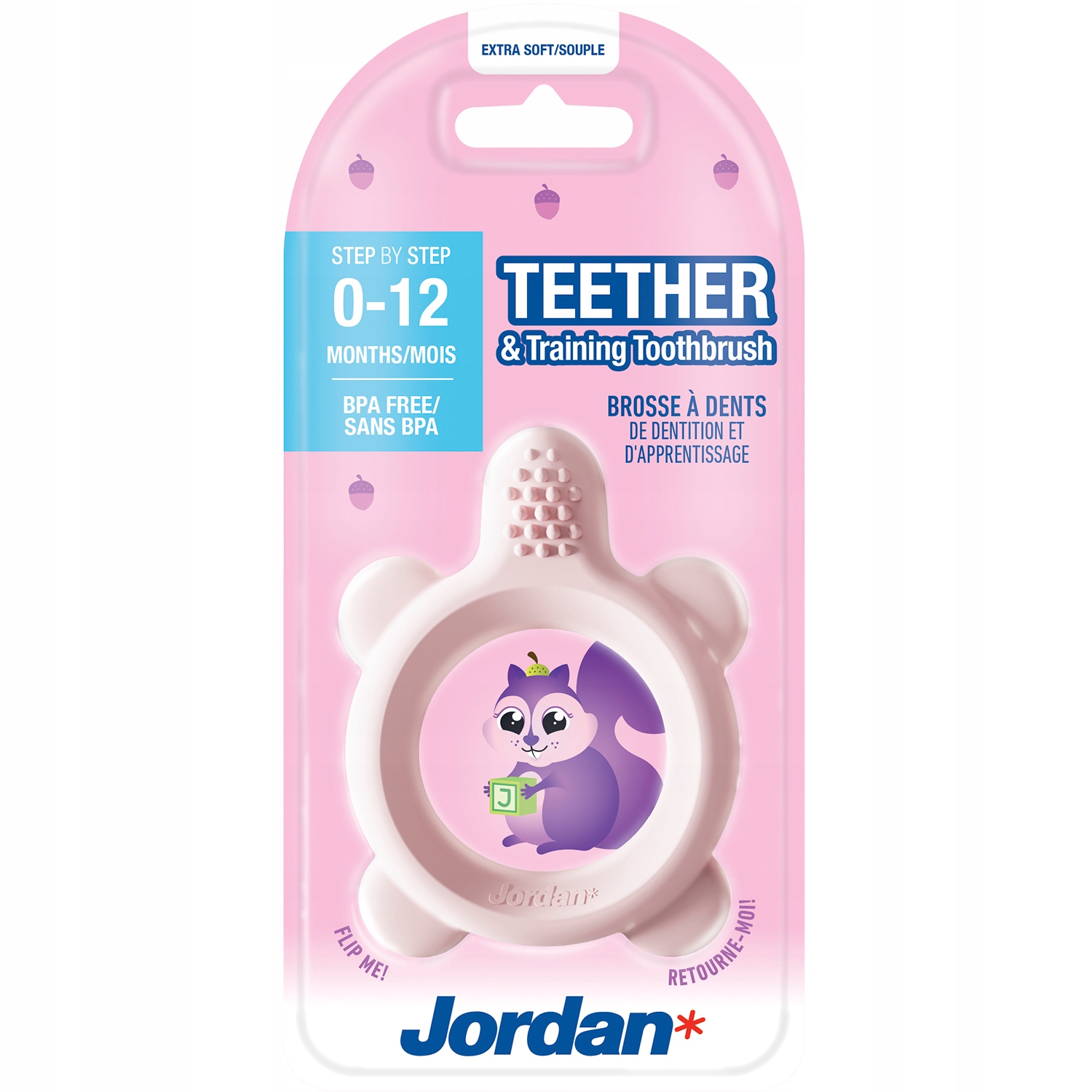JORDAN Teether Gryzak i szczoteczka treningowa 0-12 lat – Idealny wybór dla Twojego dziecka