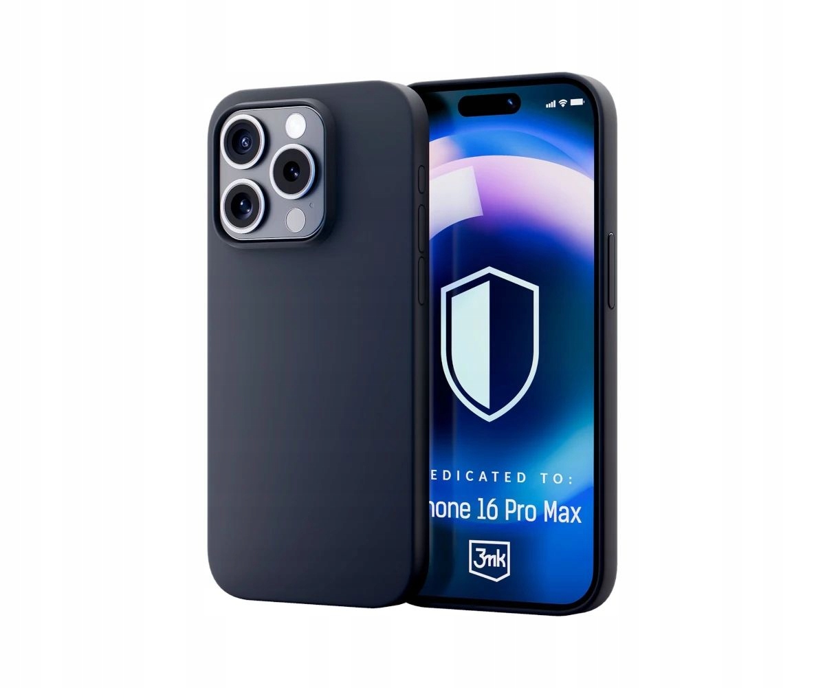 Apple iPhone 16 Pro Max – Ochrona i styl z etui 3mk Hardy Silicone MagCase Graphite