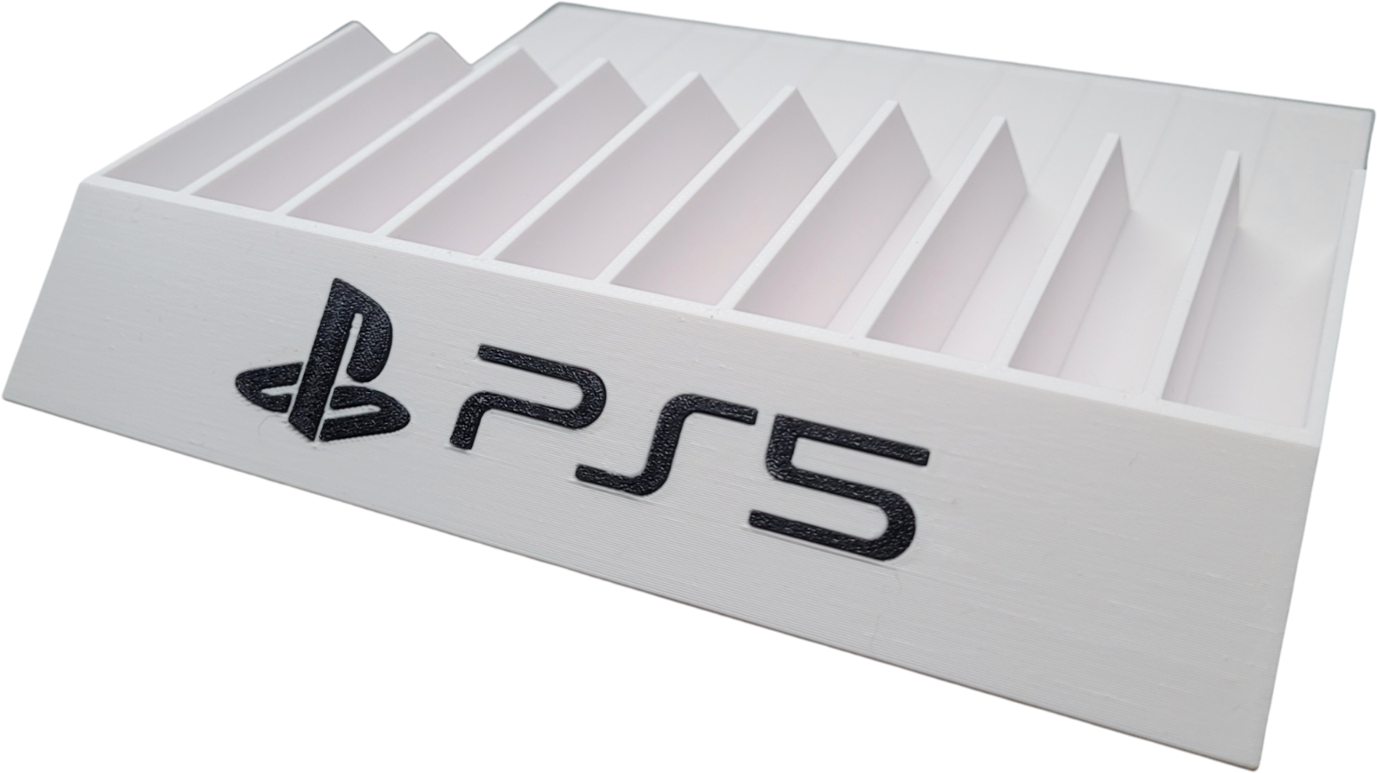 Podstawka stojak na gry - na 10 gier do PS5, PS4, PS3 - Biały