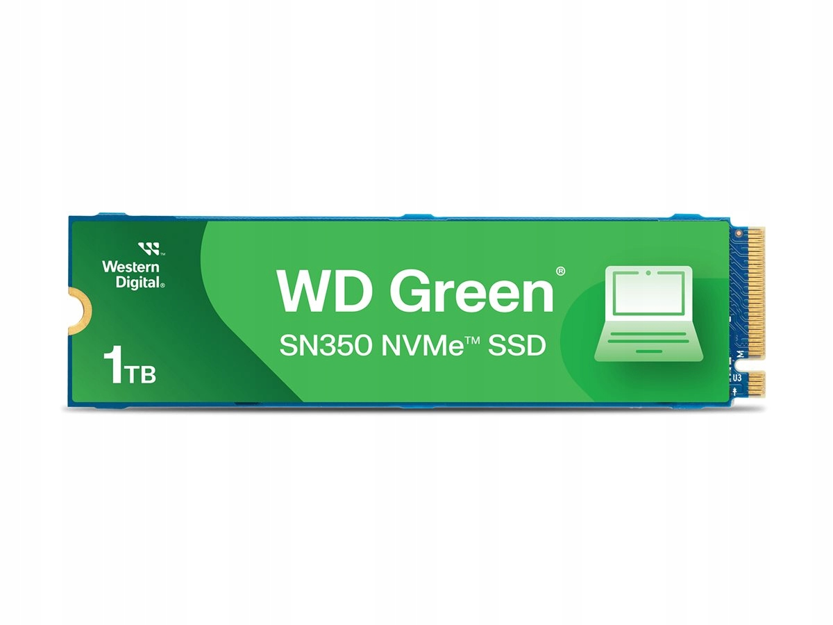 WD Green SN350 M.2 PCIe NVMe 1TB – Wydajność i niezawodność w jednym