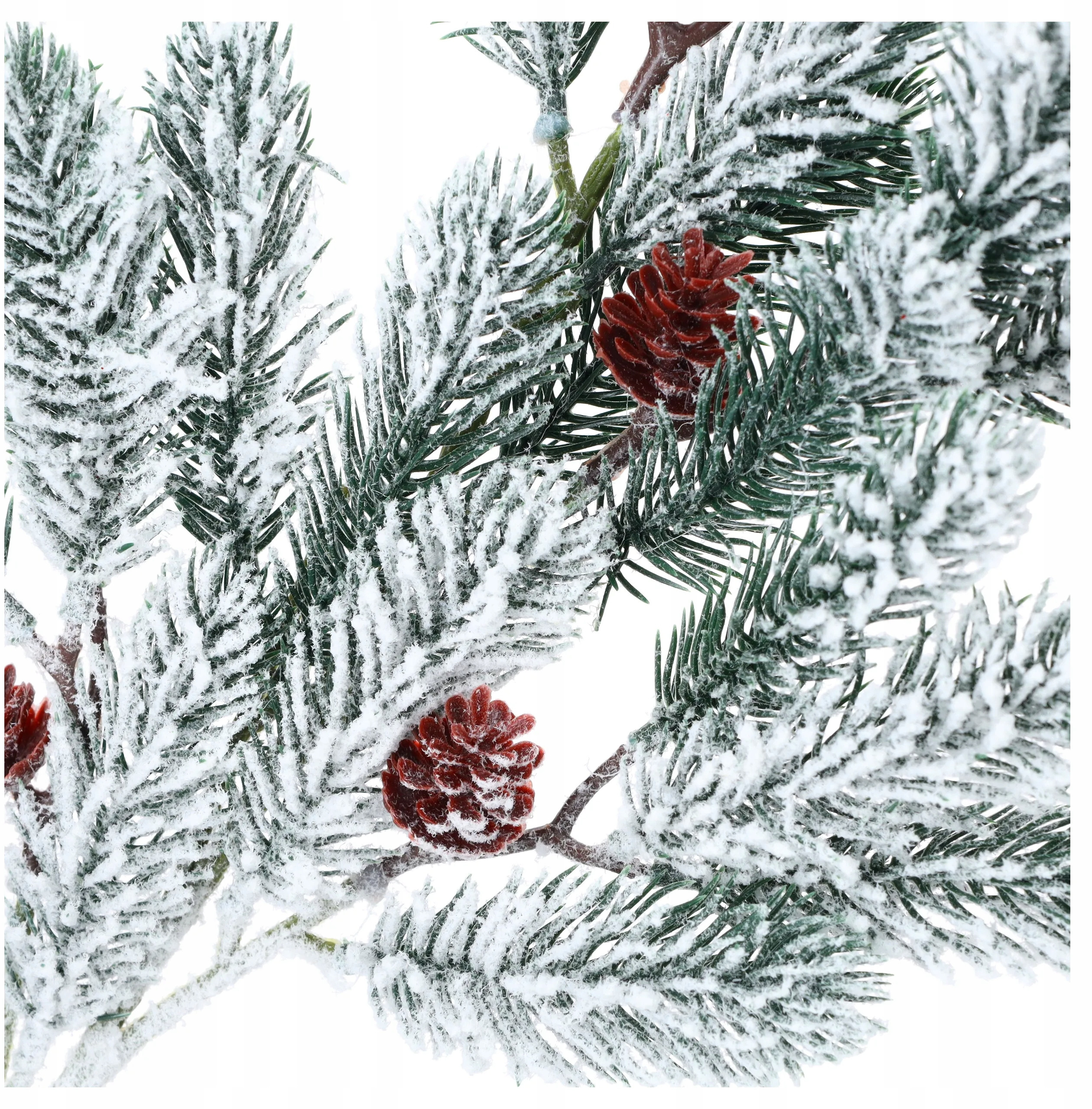 Dekoracyjna gałązka z szyszkami – Idealna do bożonarodzeniowych kompozycji