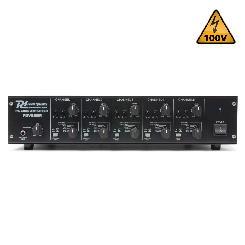 Wysoka moc i jakość dźwięku – 5x50W RMS