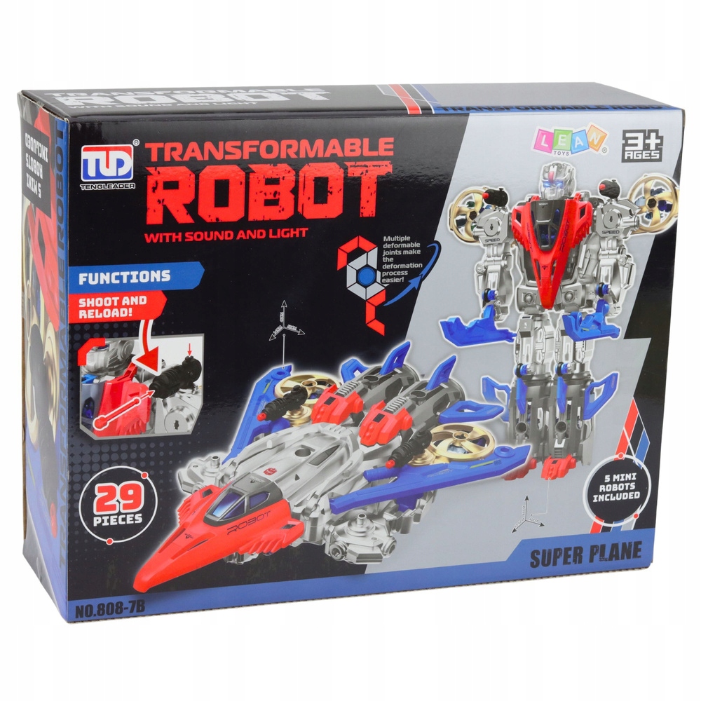 Robot Myśliwiec Bojowy 2w1 – Zabawka dla małych wojowników