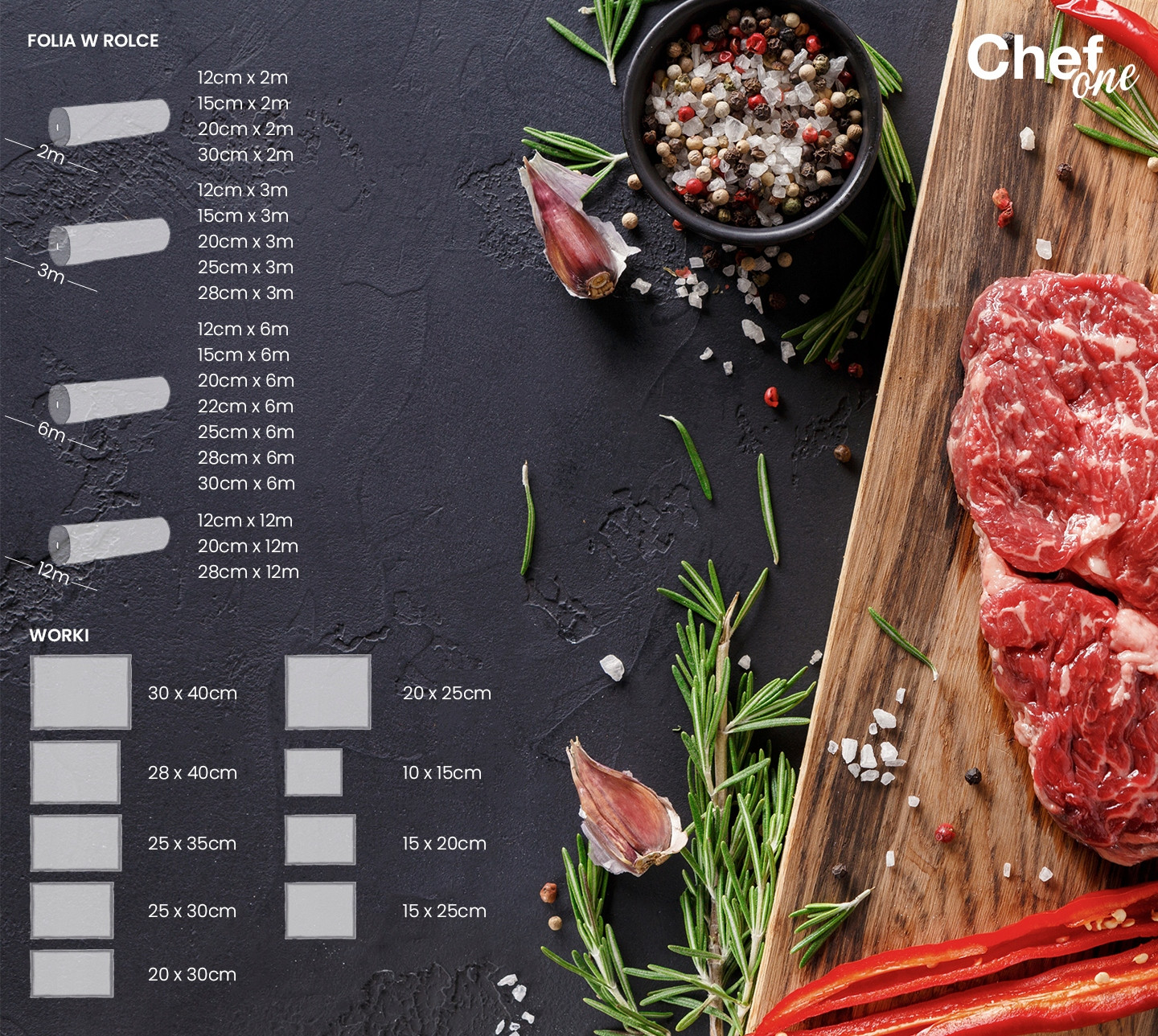 Zastosowanie folii ChefOne w kuchni – Przechowywanie i gotowanie Sous Vide