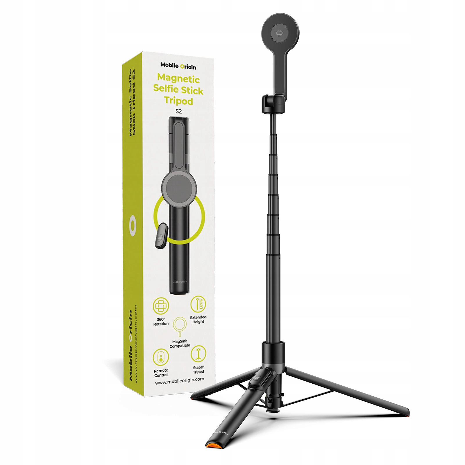 Mobile Origin Magnetic Selfie Stick Tripod S2 – Idealny towarzysz do zdjęć