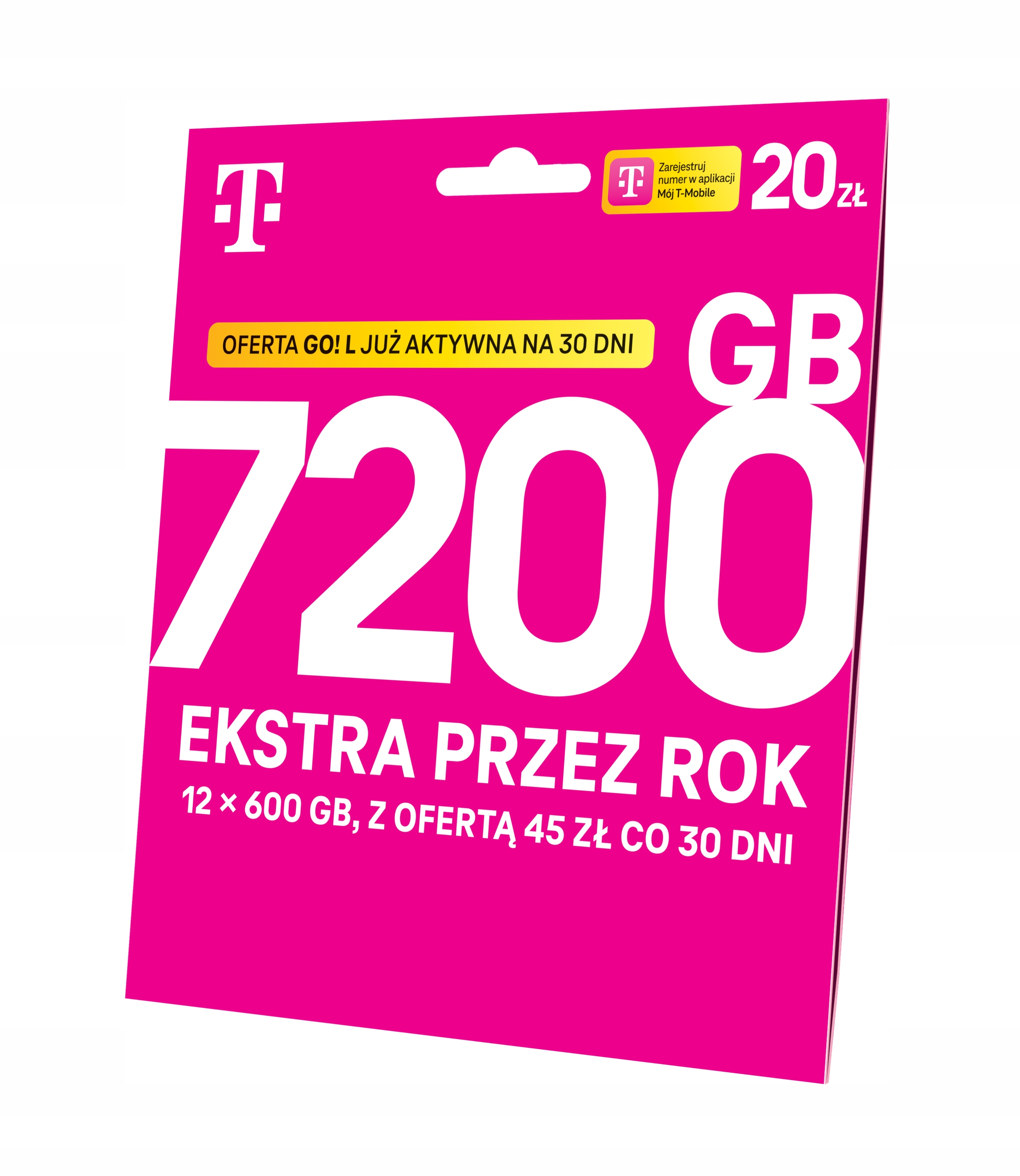 Starter T-Mobile 20zł – Bez limitów na rozmowy i internet