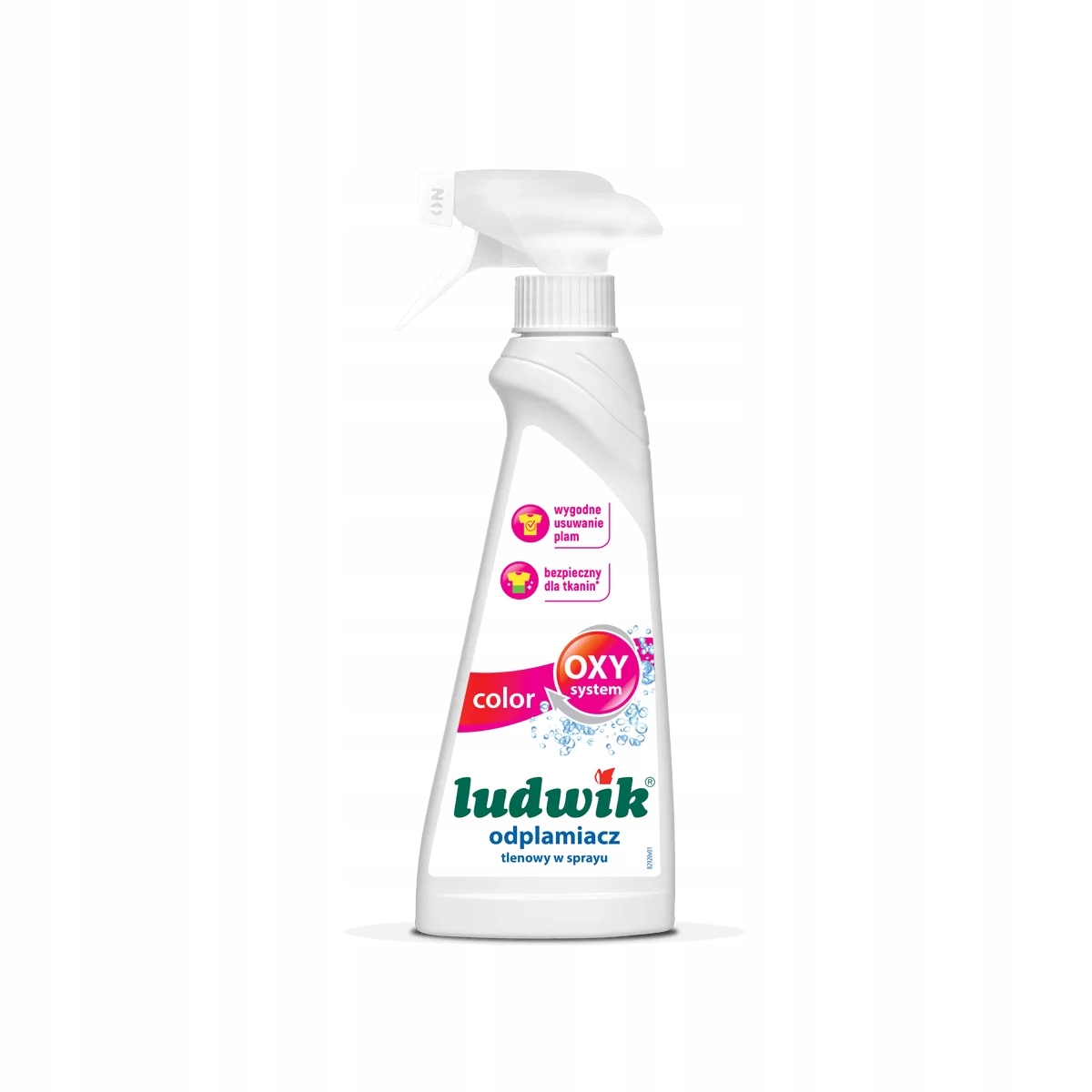 Odplamiacz tlenowy w sprayu do tkanin kolorowych Ludwik – Skuteczne usuwanie plam