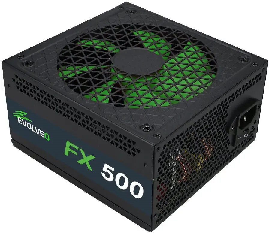 Zasilacz Evolveo FX 500W (CZEFX500) – Wydajność i niezawodność w jednym