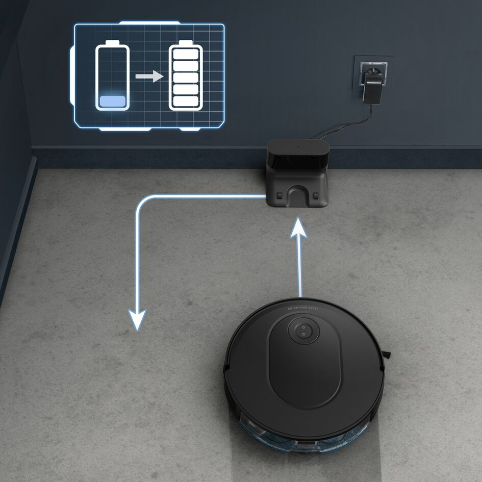 Wysoka moc ssania do 2300 Pa