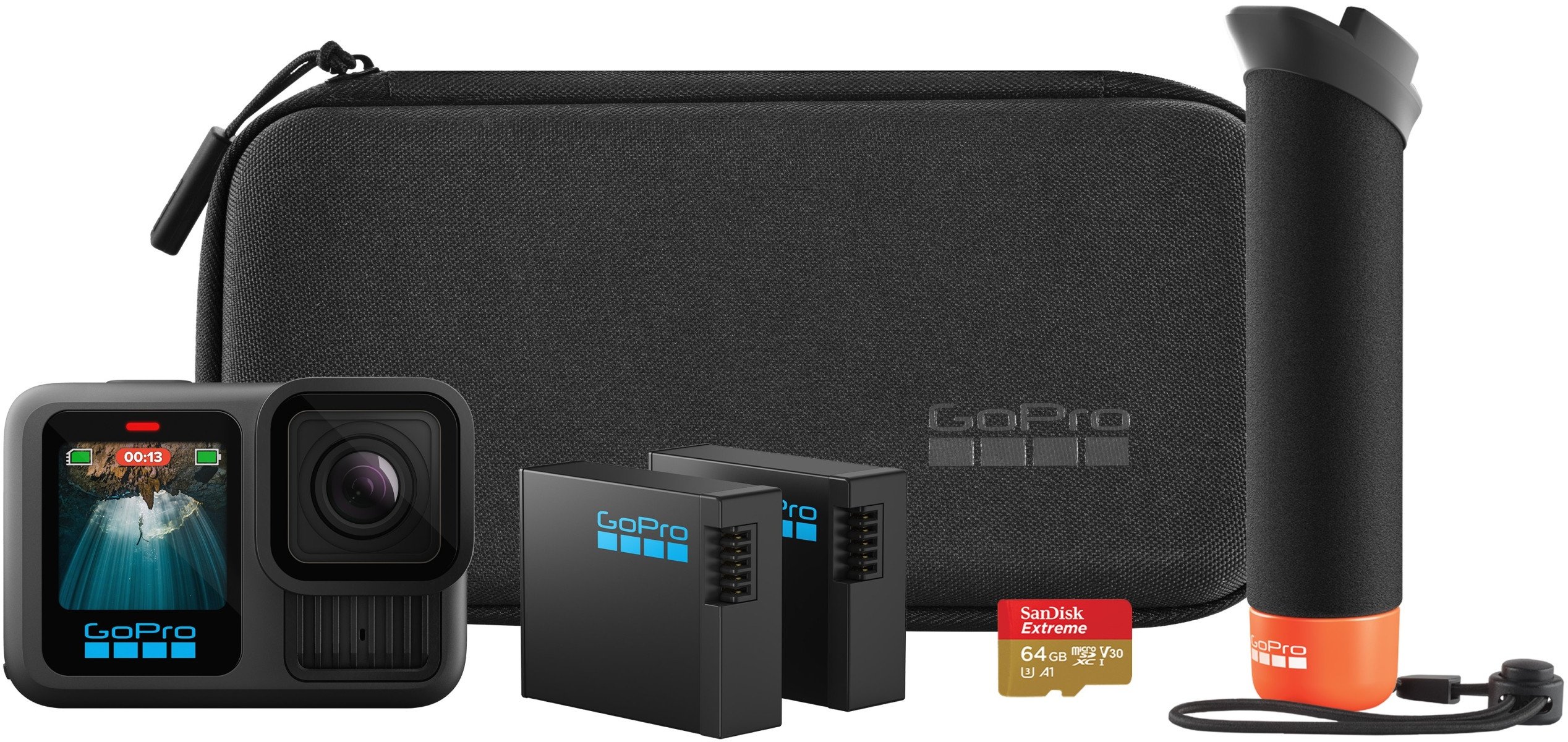 GoPro HERO13 Black Accessory Bundle – Kamera sportowa dla aktywnych