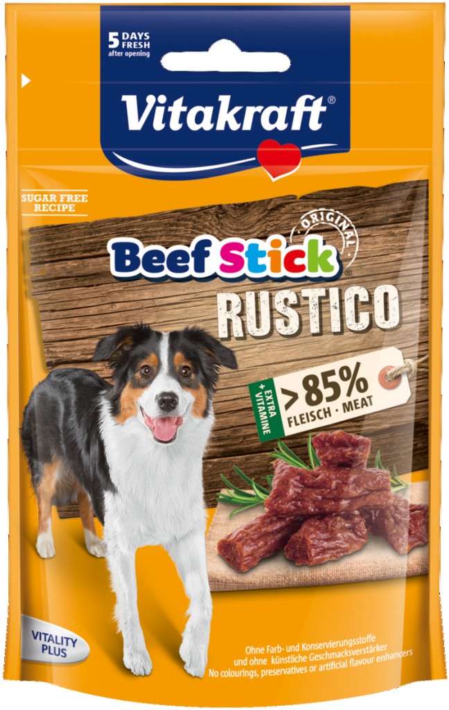 Znalezione obrazy dla zapytania VITAKRAFT BEEF STICK RUSTICO 55g /7
