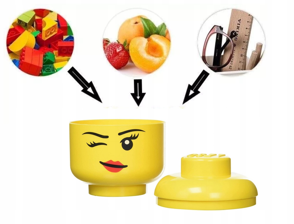 Radosny pojemnik do przechowywania zabawek