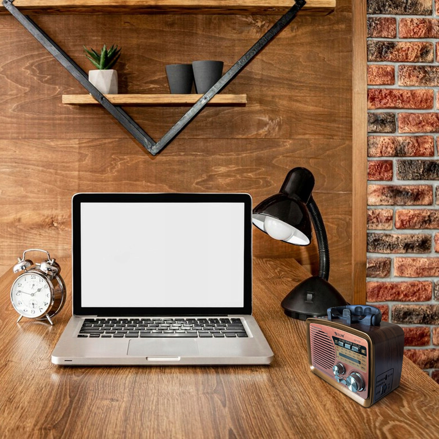 Radio FM pokojowe kuchenne przenośne na baterie Bluetooth USB SD – Muzyka wszędzie, gdzie chcesz