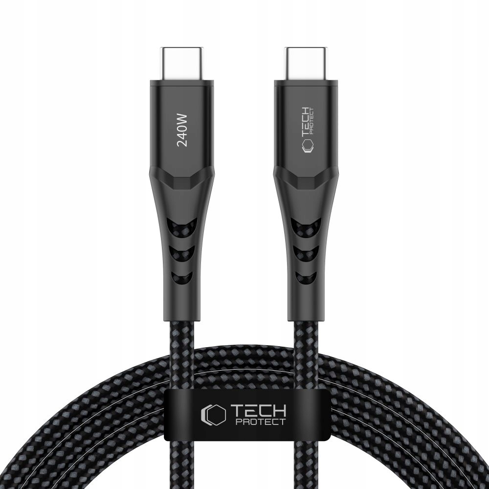 TECH-PROTECT UB11T ULTRABOOST TYPE-C CABLE PD 240W – Szybkie ładowanie i transfer danych