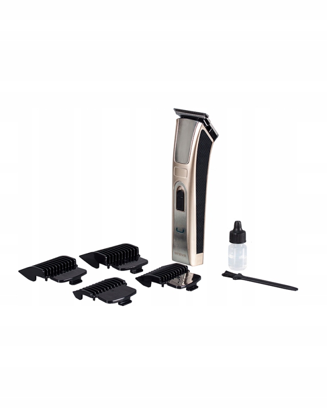 Akcesoria w zestawie – olej, szczoteczka i zasilacz