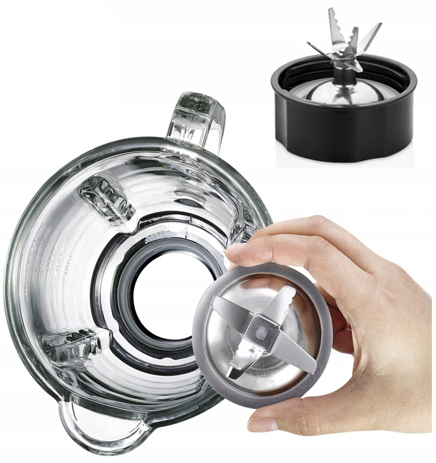 Duży kielich z termoodpornego szkła – Przygotuj potrawy dla całej rodziny