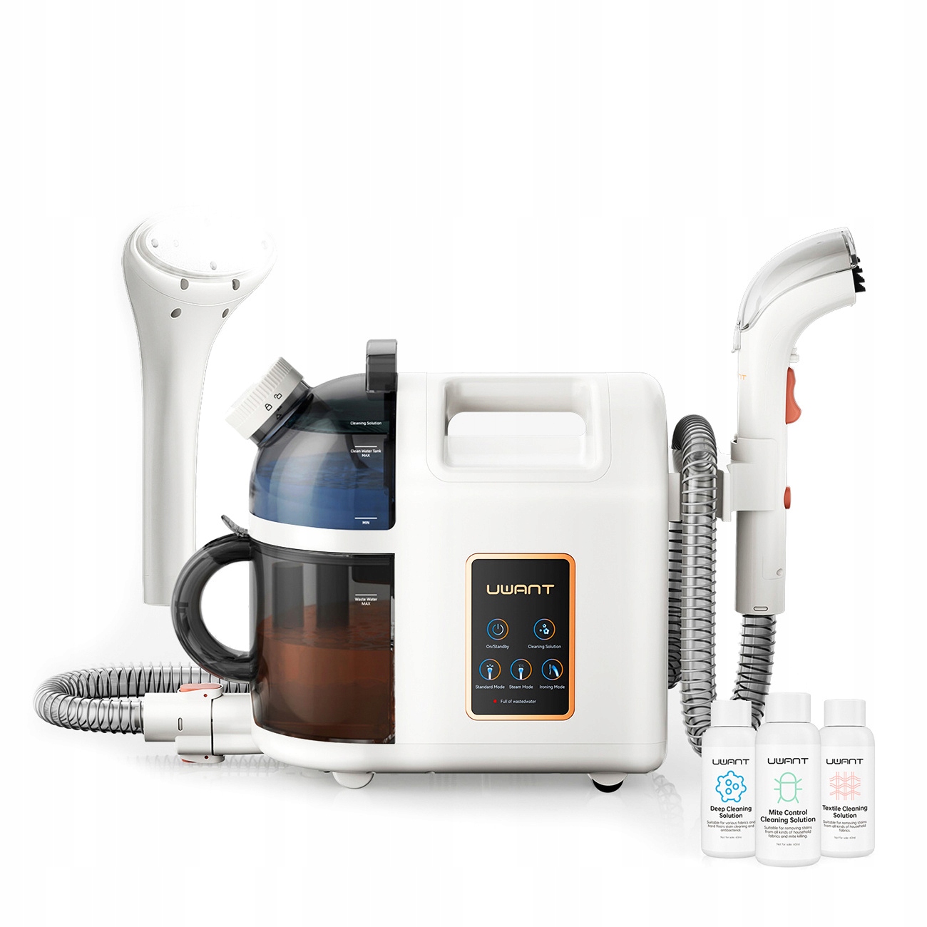 Odkurzacz piorący parownica Deep Cleaning 1900W z funkcją czyszczenia parowego B200 - biały