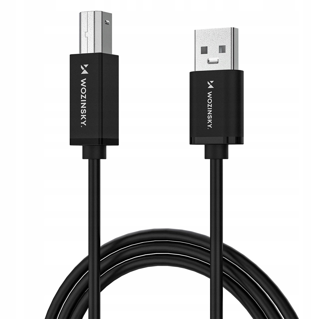 Kabel Wozinsky WKDDY3S USB-B - USB-A 480Mb/s 2m - czarny – Wysoka jakość i niezawodność