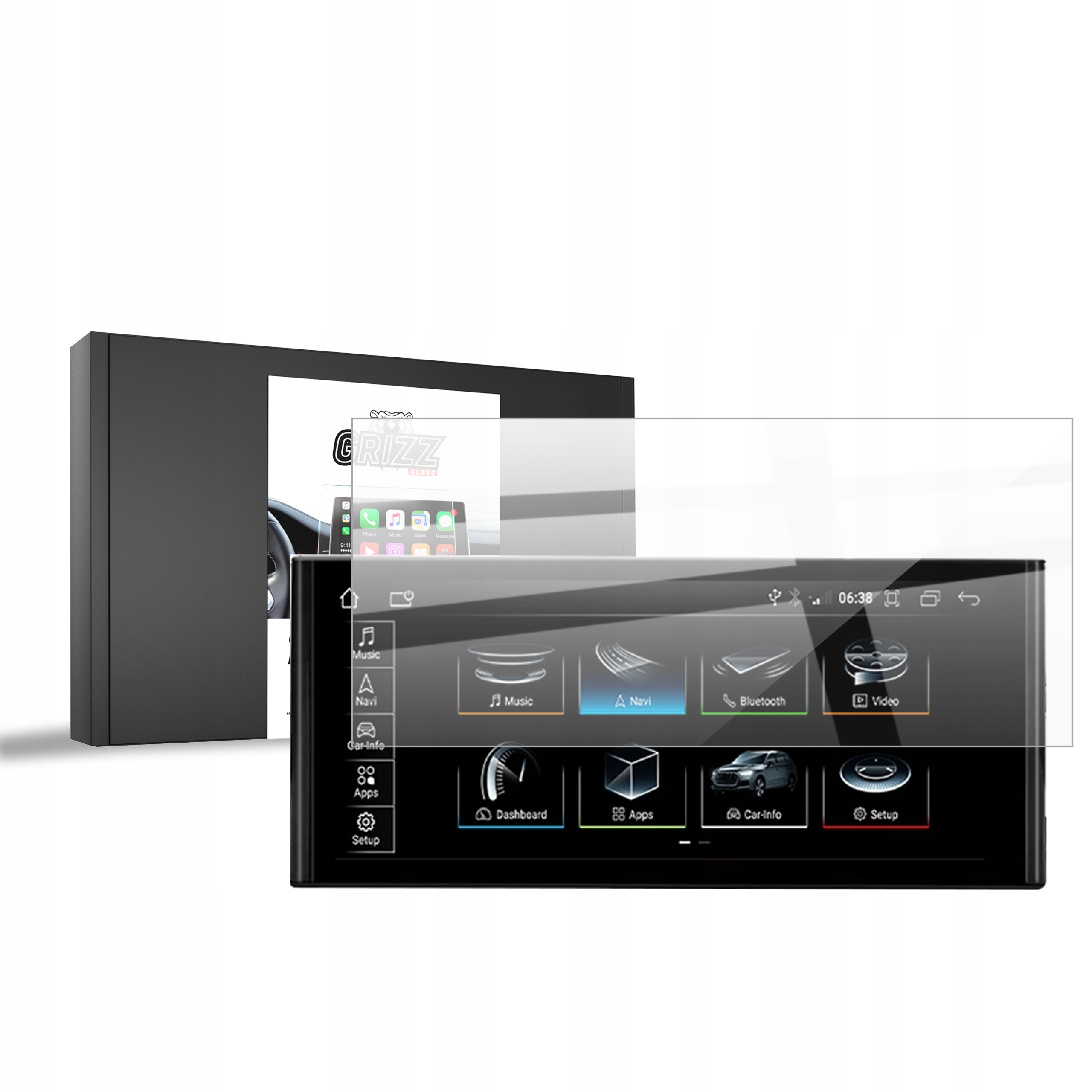 Folia ceramiczna GrizzGlass CarDisplay Protection do Android Audi A7 C7 12,3