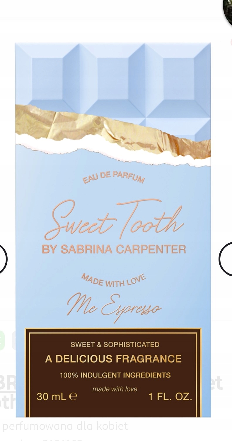 Sabrina Carpenter Sweet Tooth Me Espresso – Luksusowa woda perfumowana dla kobiet