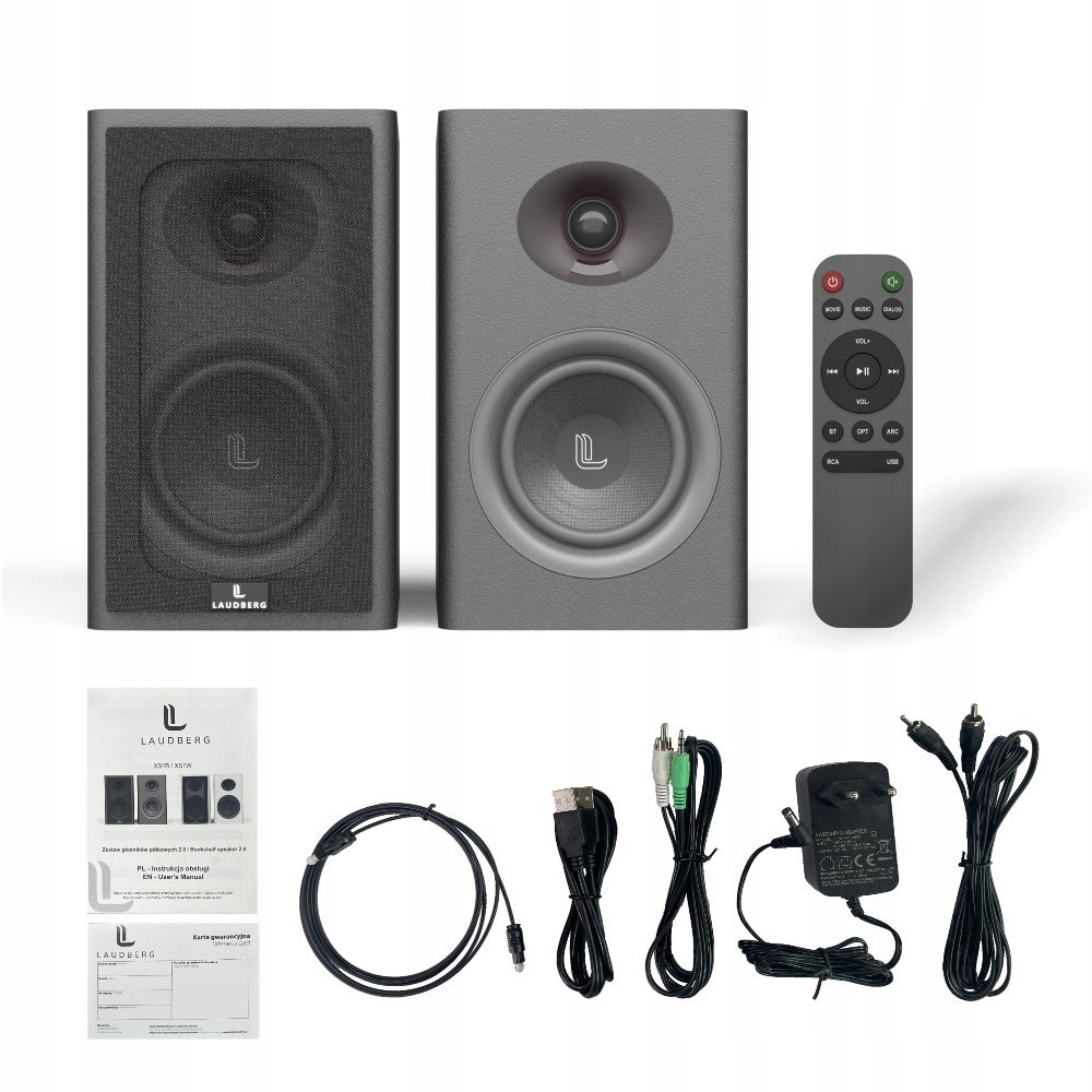 Kompaktowy zestaw audio z HDMI ARC i USB DAC